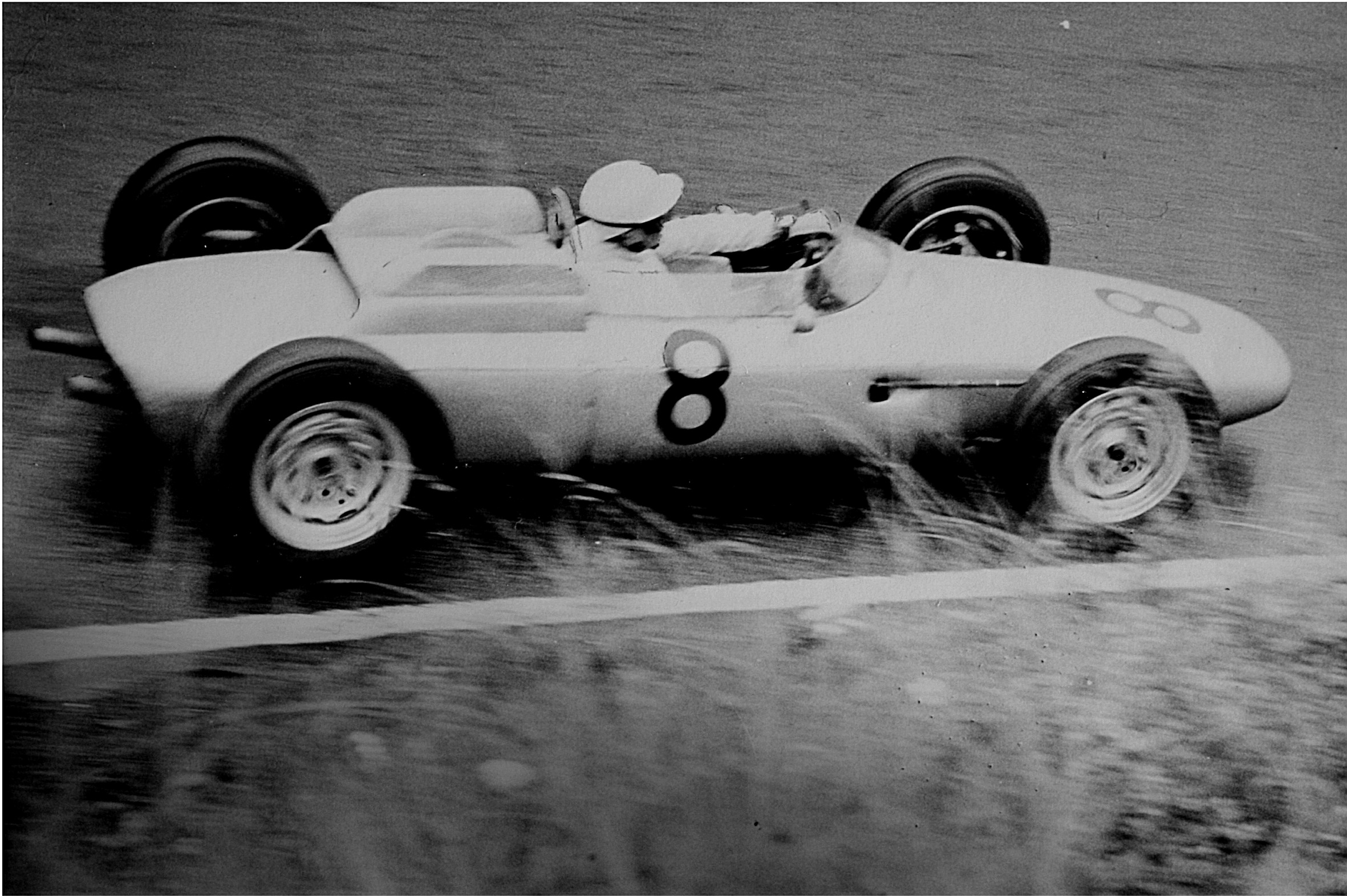 Bonnier memandu Porsche 804 di Grand Prix Jerman 1962.