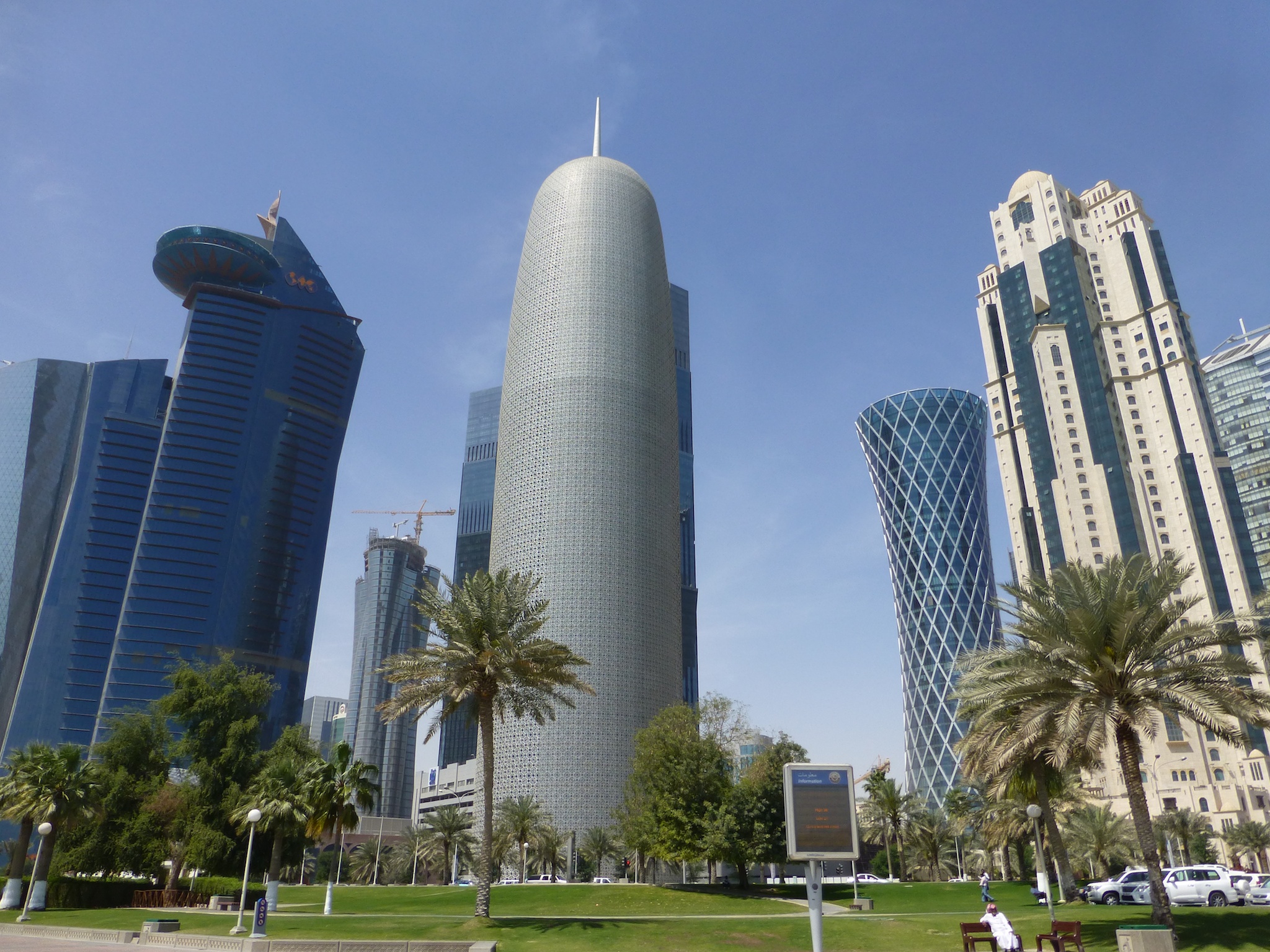 Các tòa nhà cao tầng ở Doha.