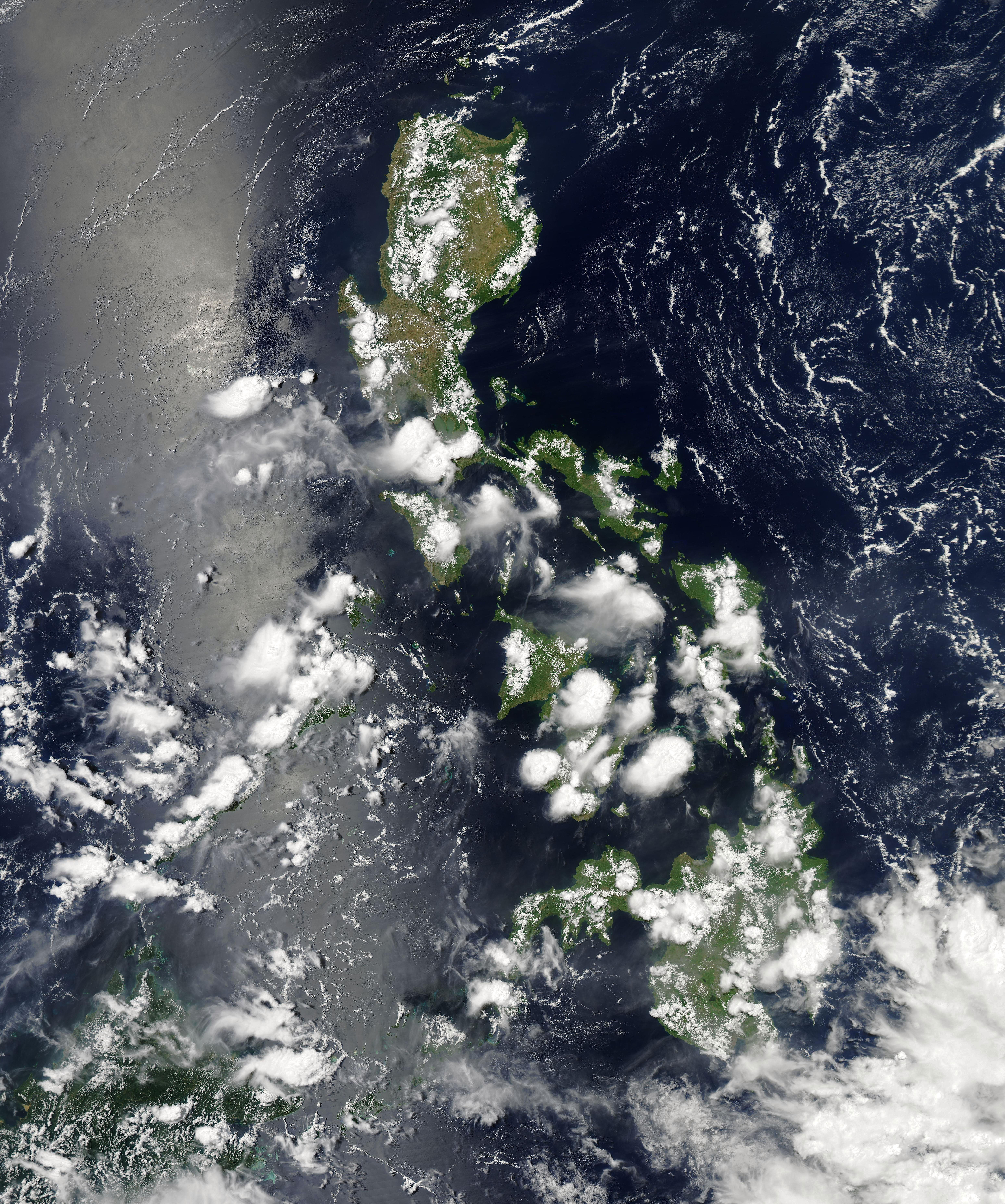 Evening thunderstorms bringing rain over the Philippines are common from June to November.
