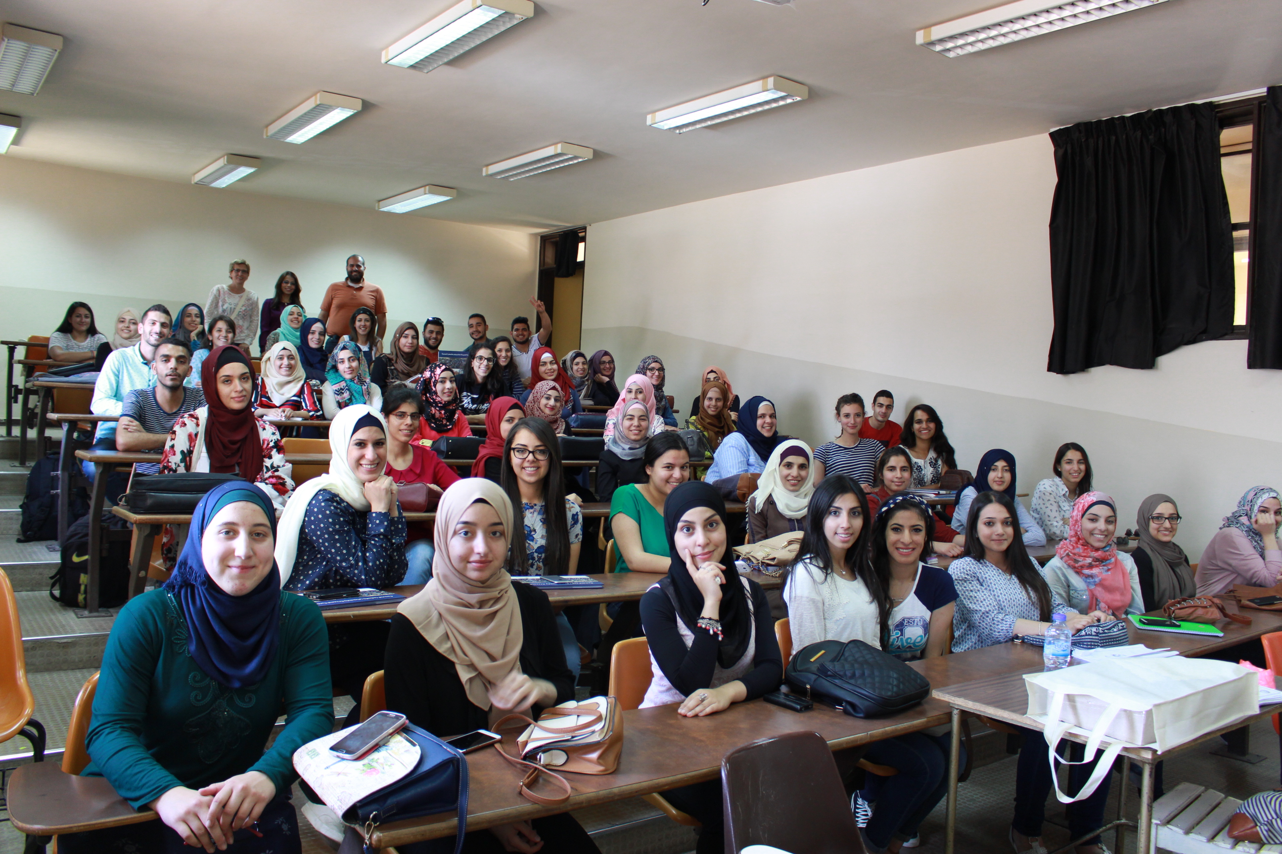 Mahasiswa di Universitas Birzeit