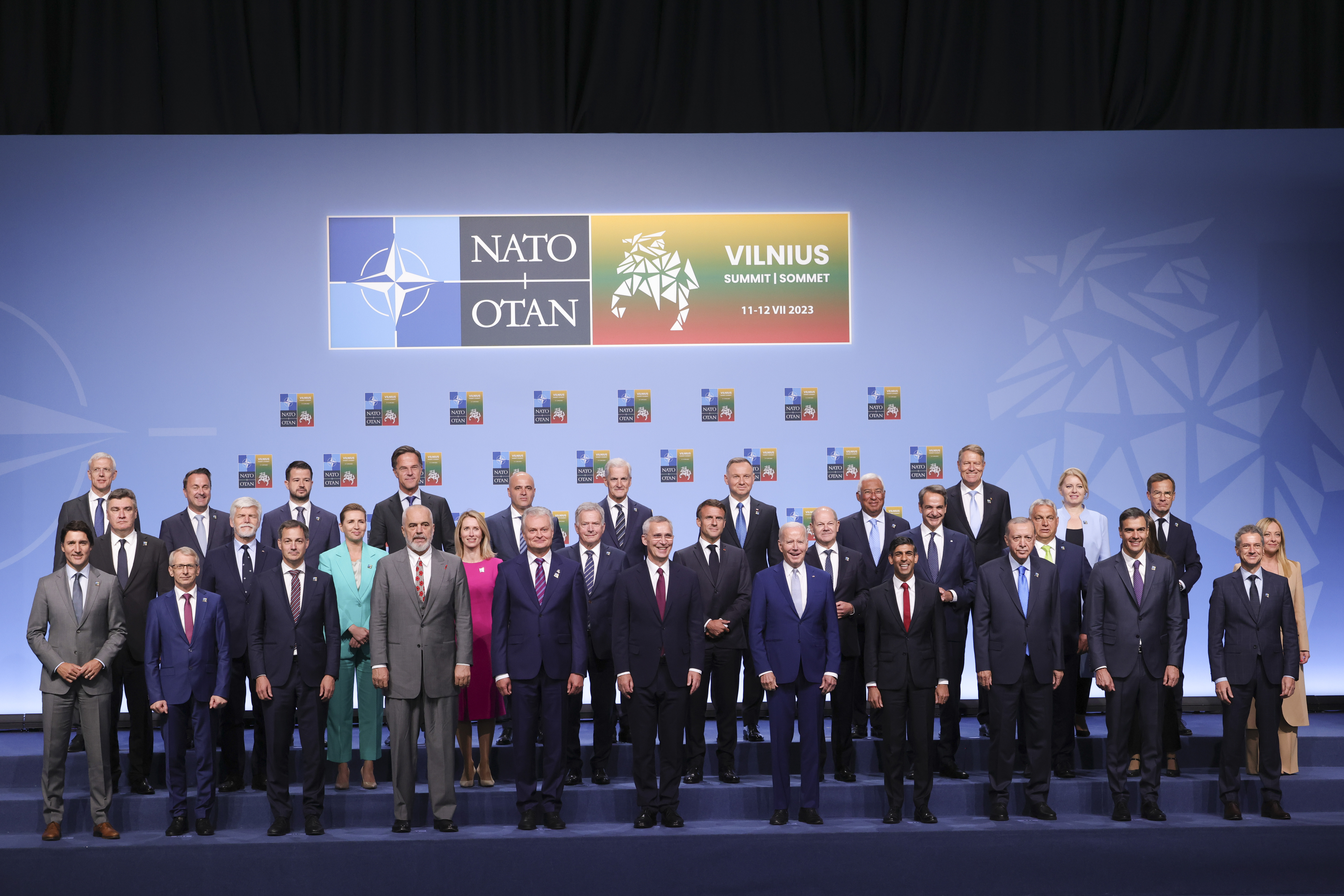 Presiden Zoran Milanović pada KTT NATO tanggal 11 Juli 2023, Vilnius, Lituania