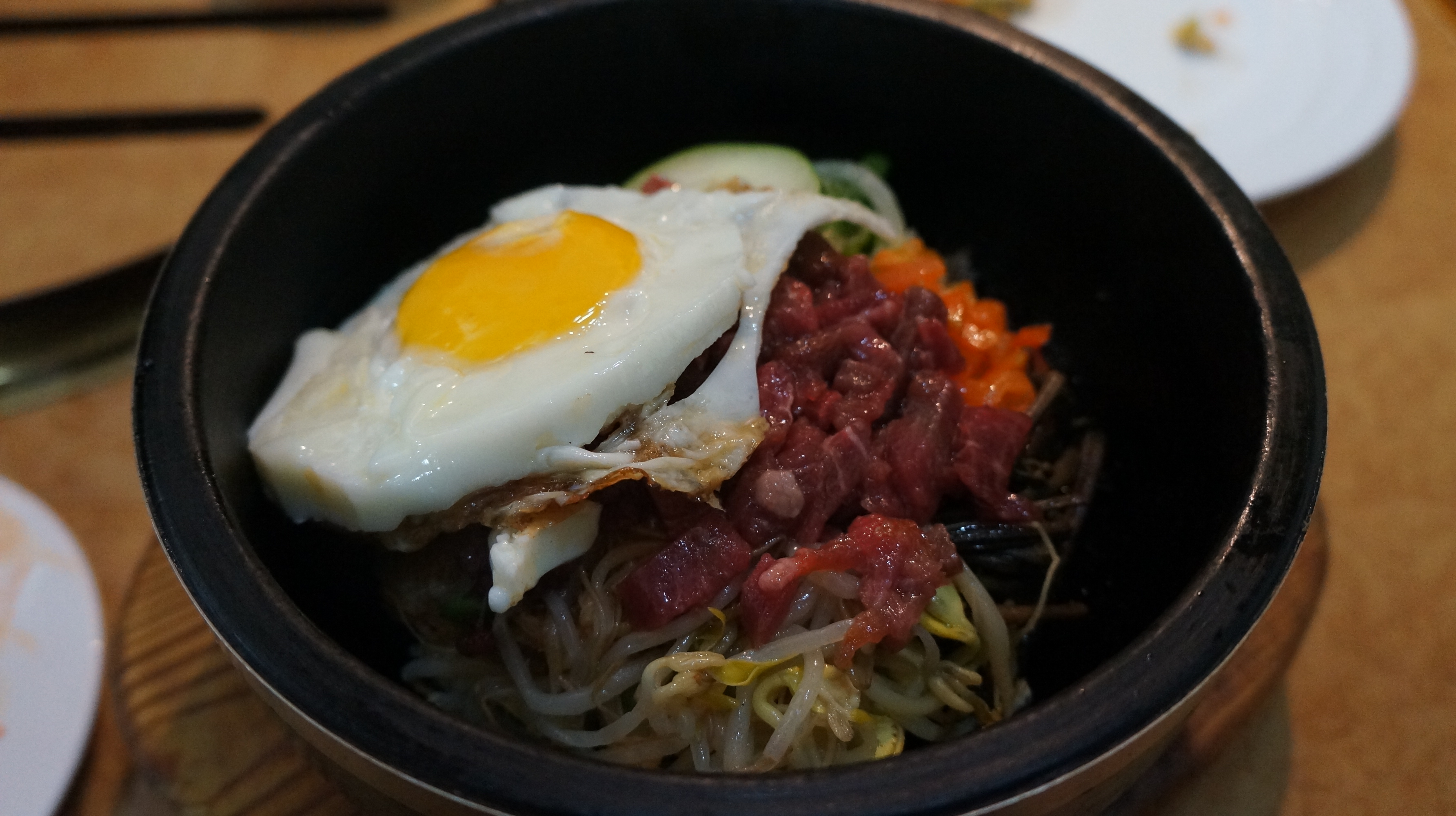 North Korean yukhoe bibimbap
