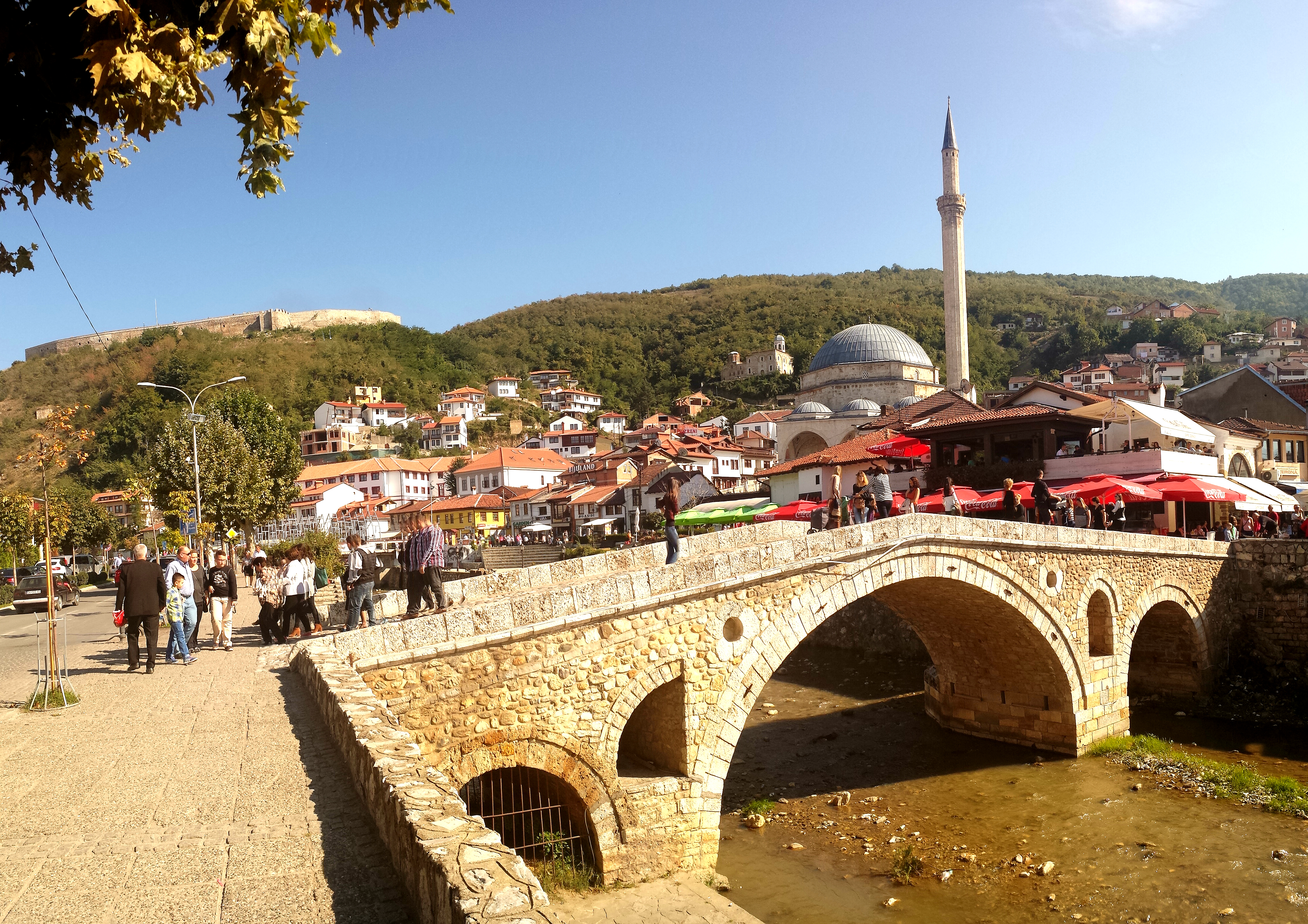 The historic center of Prizren, a key city during the Ottoman era and the site of the League of Prizren.