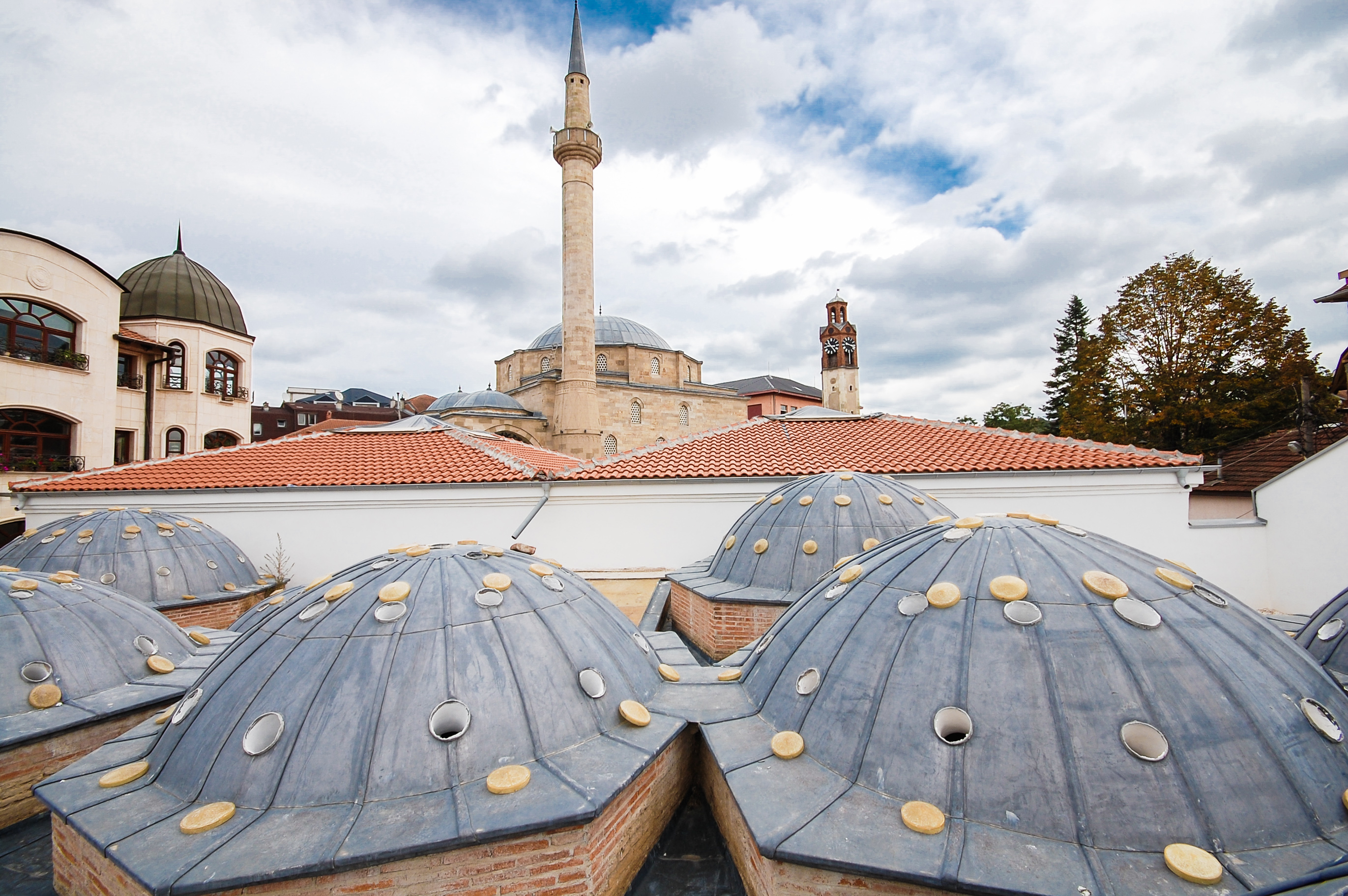 The Great Hamam of Pristina, an example of Ottoman-era architecture, built in the 15th century.