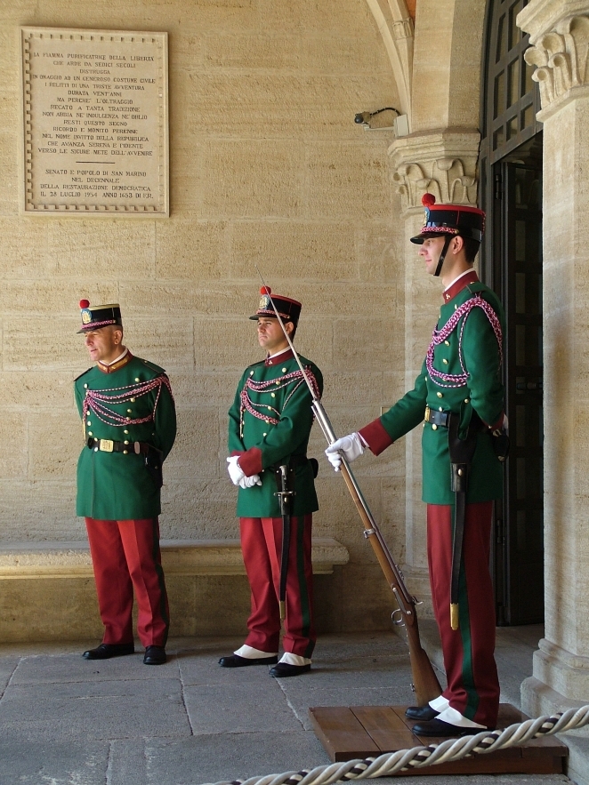 Guards of the Rock at the Palazzo Pubblico