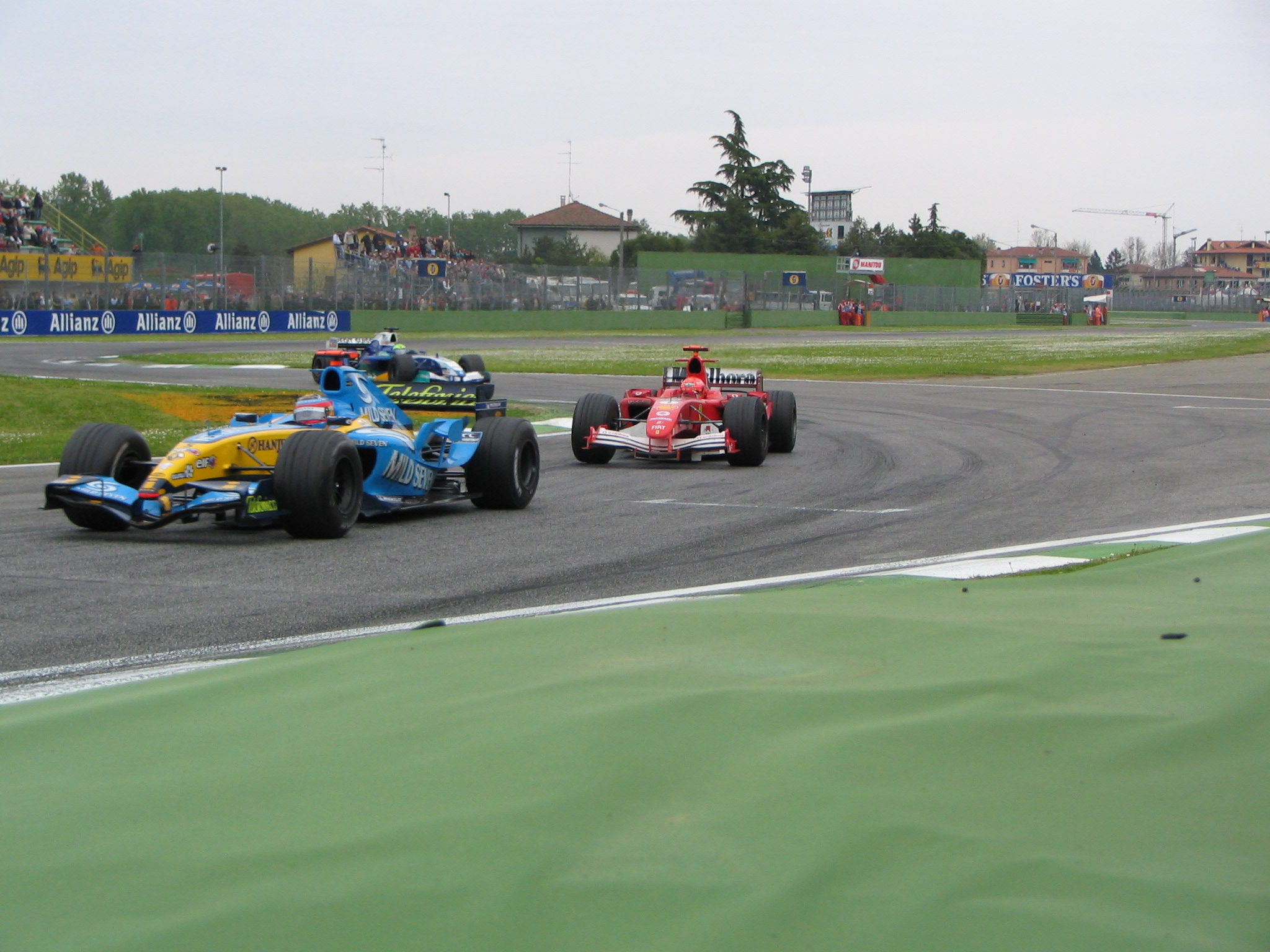 The 2005 San Marino Grand Prix, which, despite its name, was held in Imola, Italy.