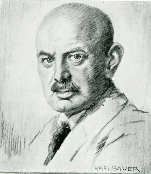 Portrait of Dietrich Eckart by Karl Bauer
