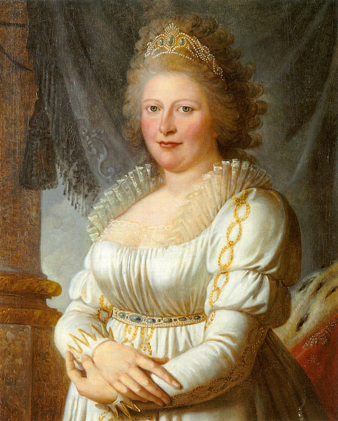 Charlotte với tư cách là Vương hậu Württemberg.