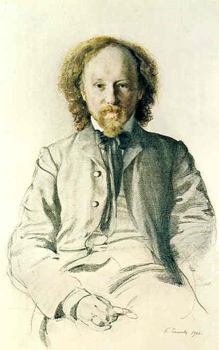 Potret oleh Konstantin Somov (1906).