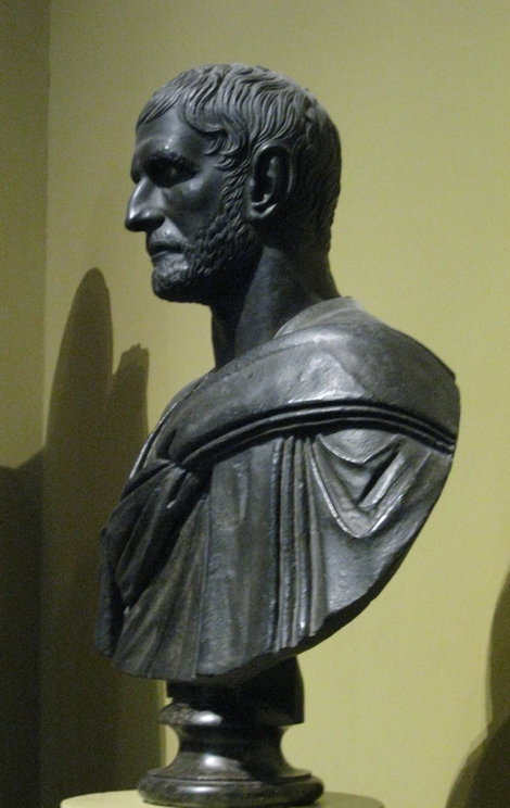 Patung Lucius Junius Brutus di Museum Pushkin, Moskow.