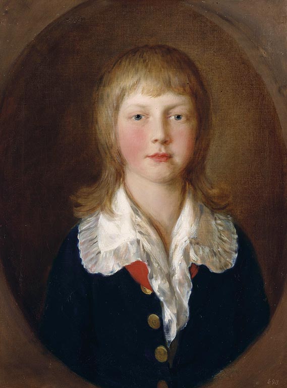 Portrait of a young Ernest by Thomas Gainsborough, 1782