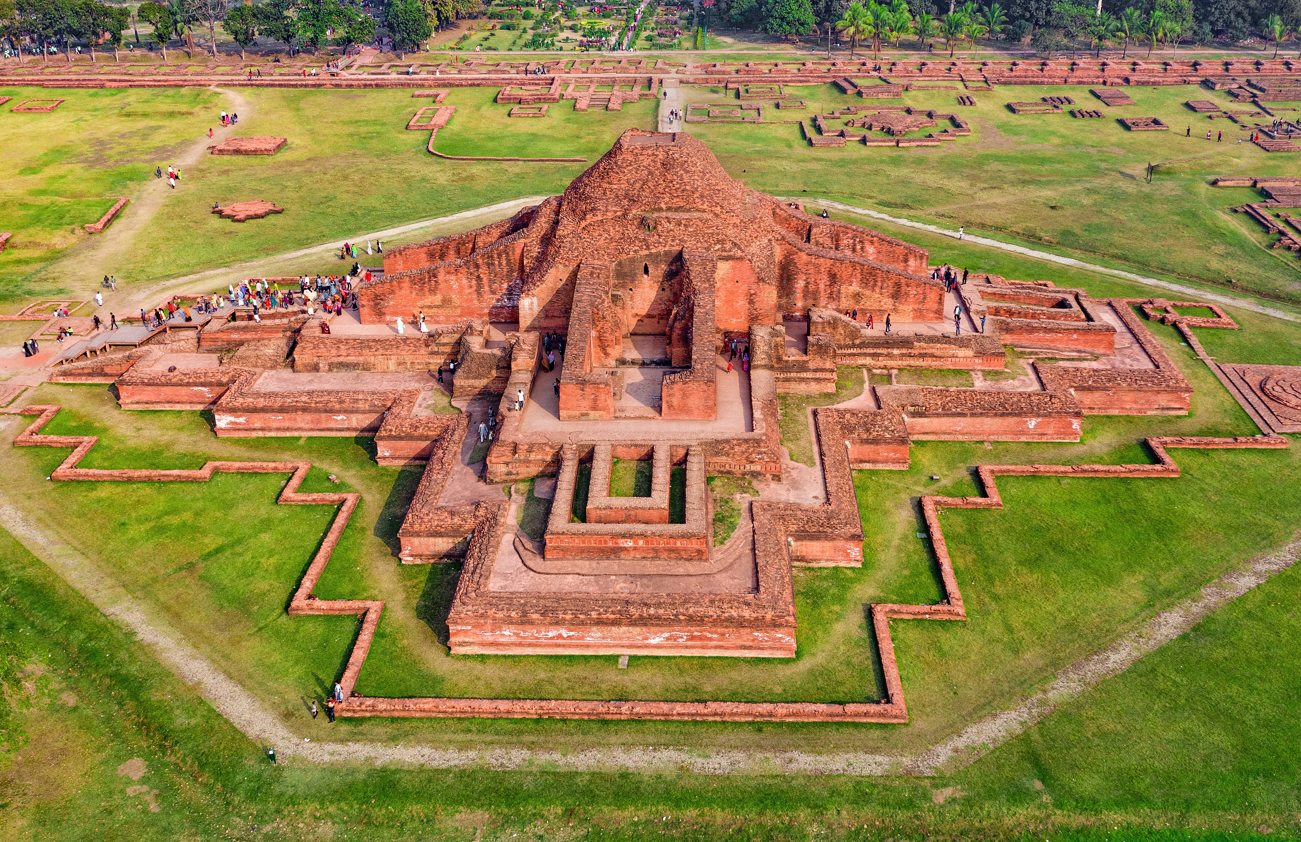 Somapura Mahavihara in Naogaon, an 8th-century Buddhist monastery and a UNESCO World Heritage Site.