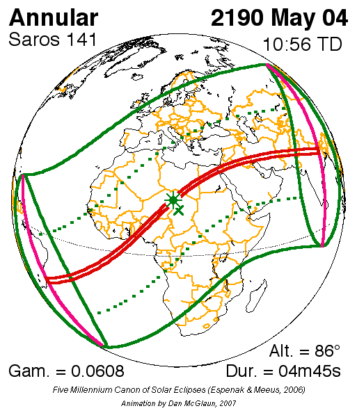 2190년 5월 4일 일식