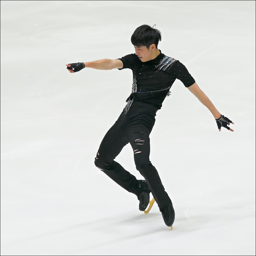 Jin Boyang di Grand Prix Helsinki 2018