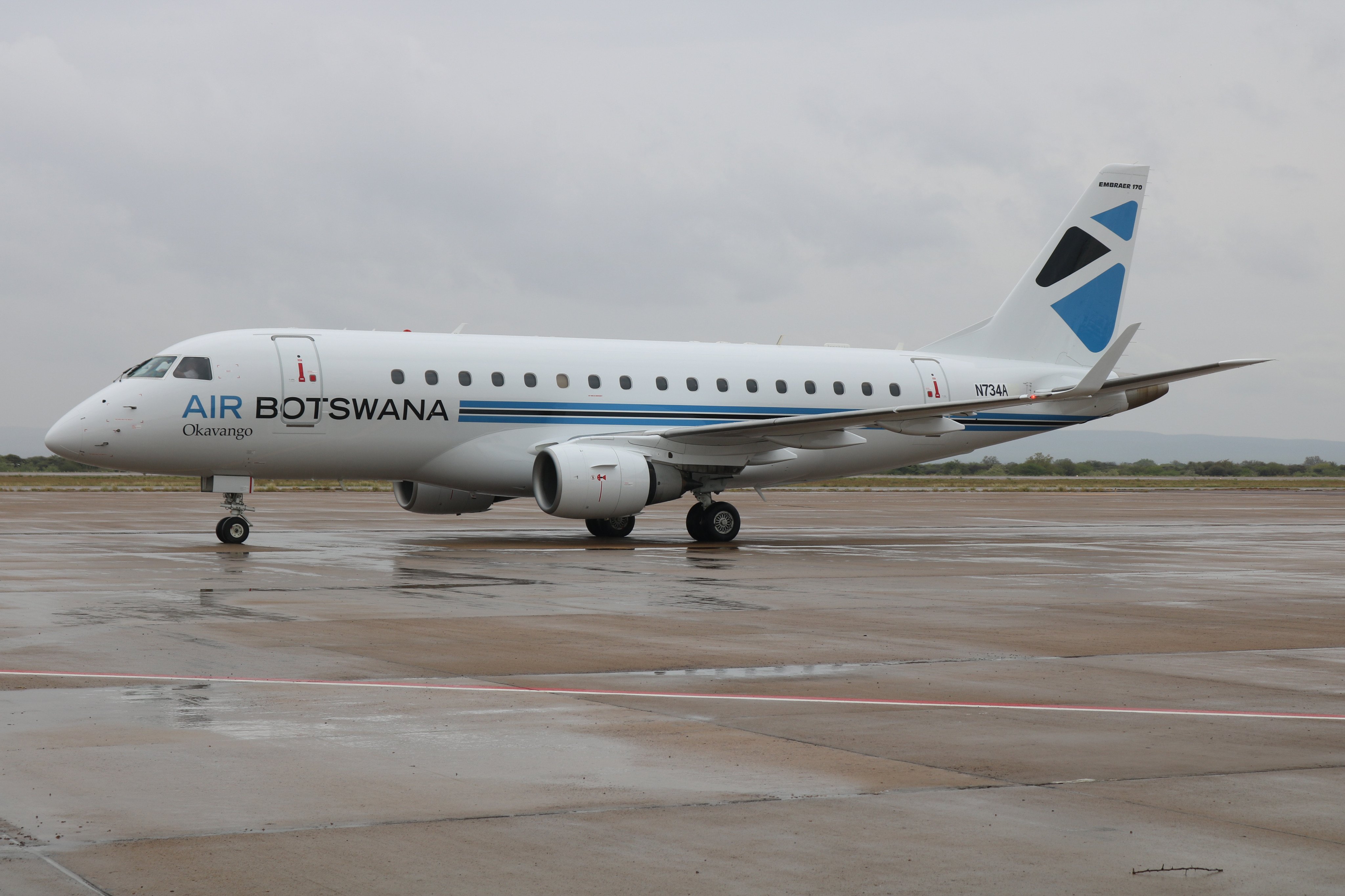 An Air Botswana aircraft.