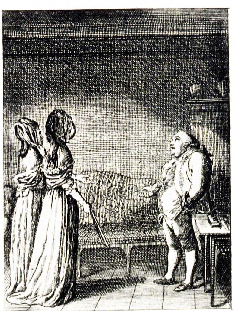 다니엘 호도비에츠키의 칼리오스트로 초상화 (1789년)