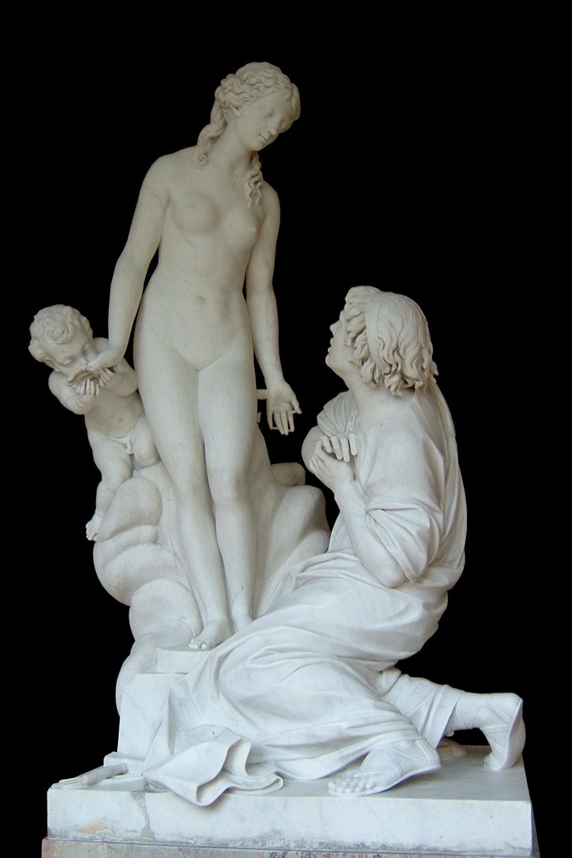 Pygmalion dan Galatea (1763) di Museum Hermitage.