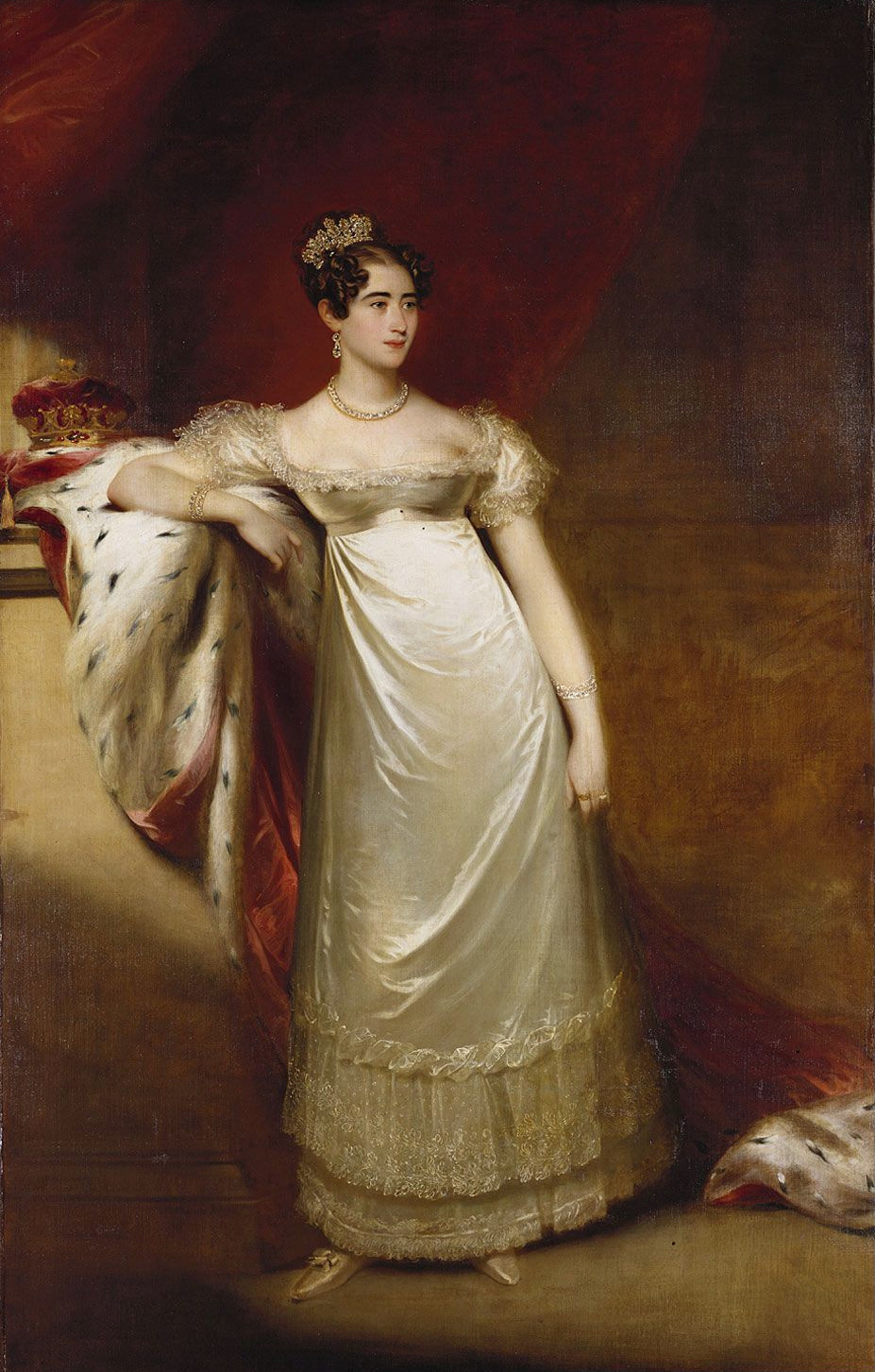 Portrait of Princess Augusta, Duchess of Cambridge, by William Beechey, 1818.