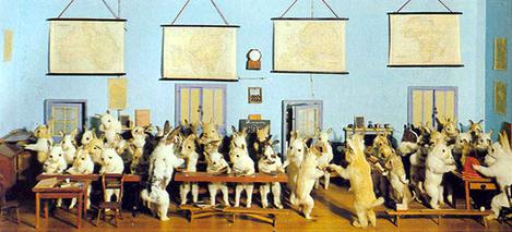 월터 포터(Walter Potter)의 <i>토끼 학교</i>, 1930년대