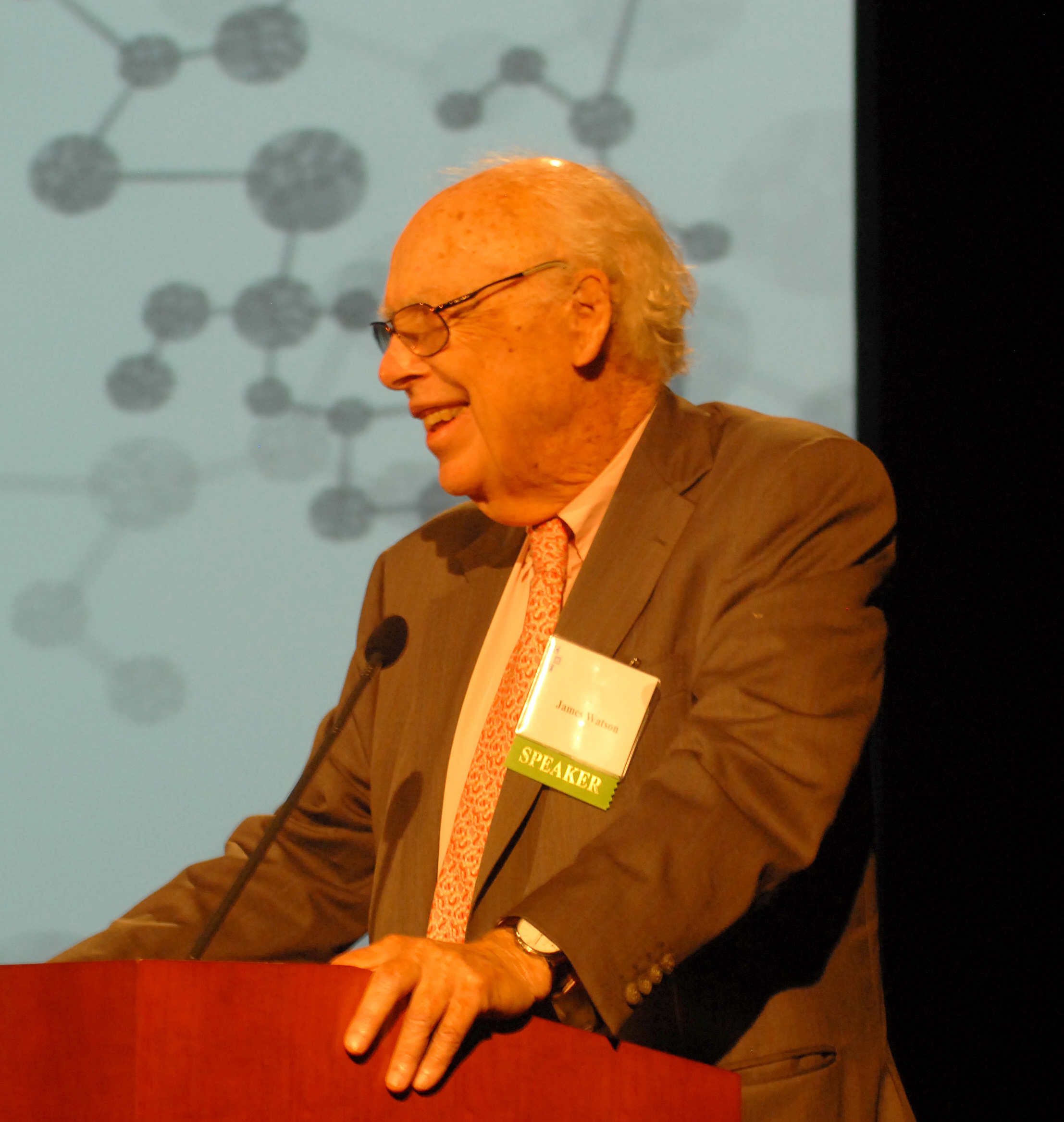 James Watson pada Simposium TTChao 2012.