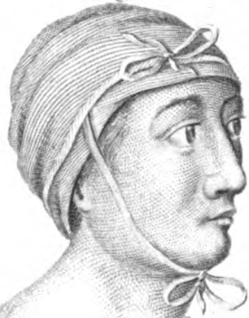 A nightcap used as a bandage.