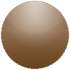 Brown snooker ball