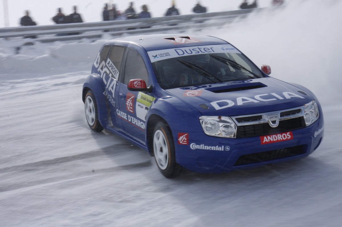 Alain Prost racing in the 2009/10 Andros Trophy.