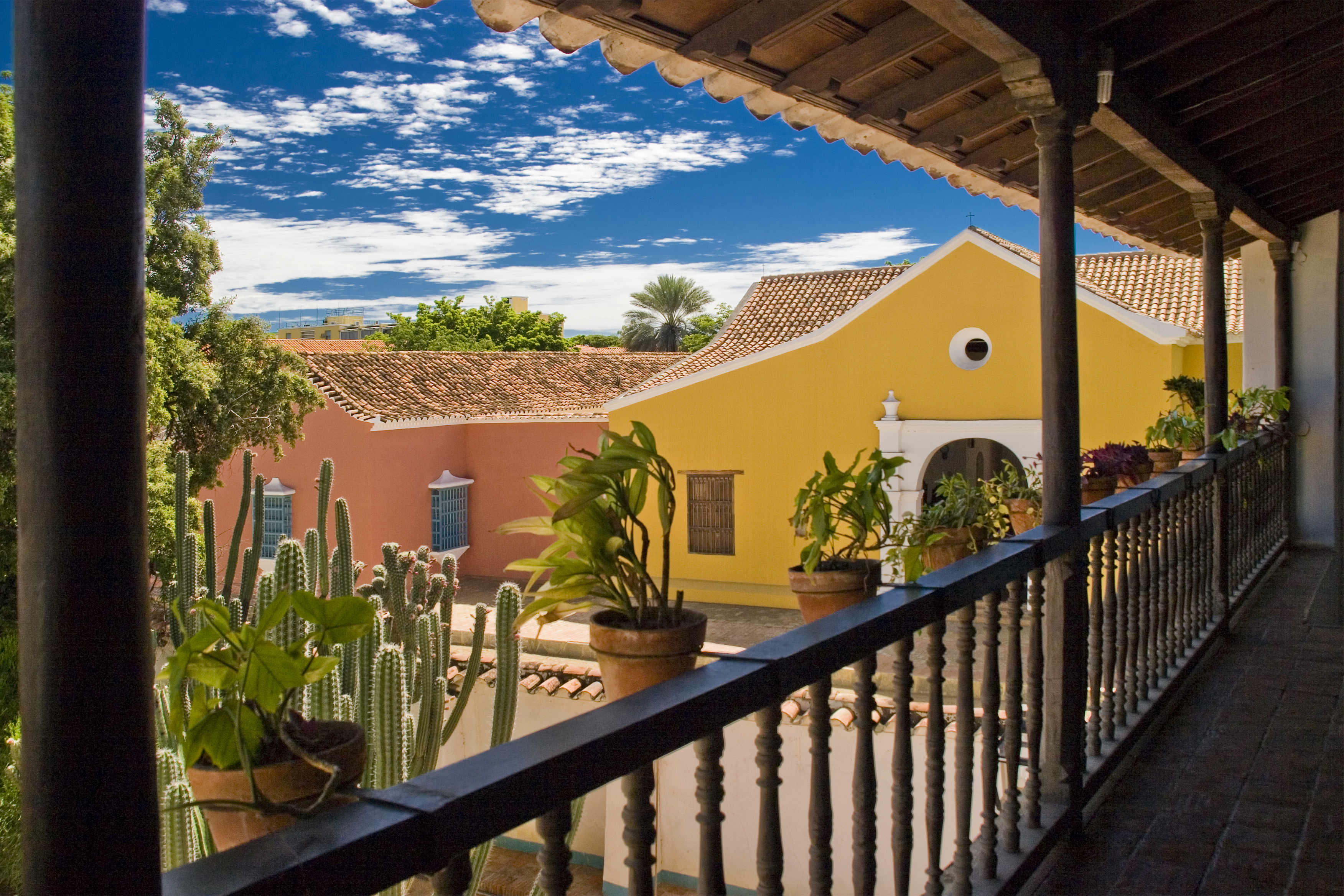 The historic center of Coro, a UNESCO World Heritage Site, is an example of Spanish colonial architecture in Venezuela.