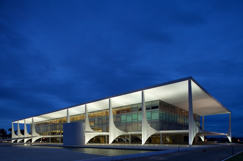 Palácio do Planalto, the official workplace of the President of Brazil.