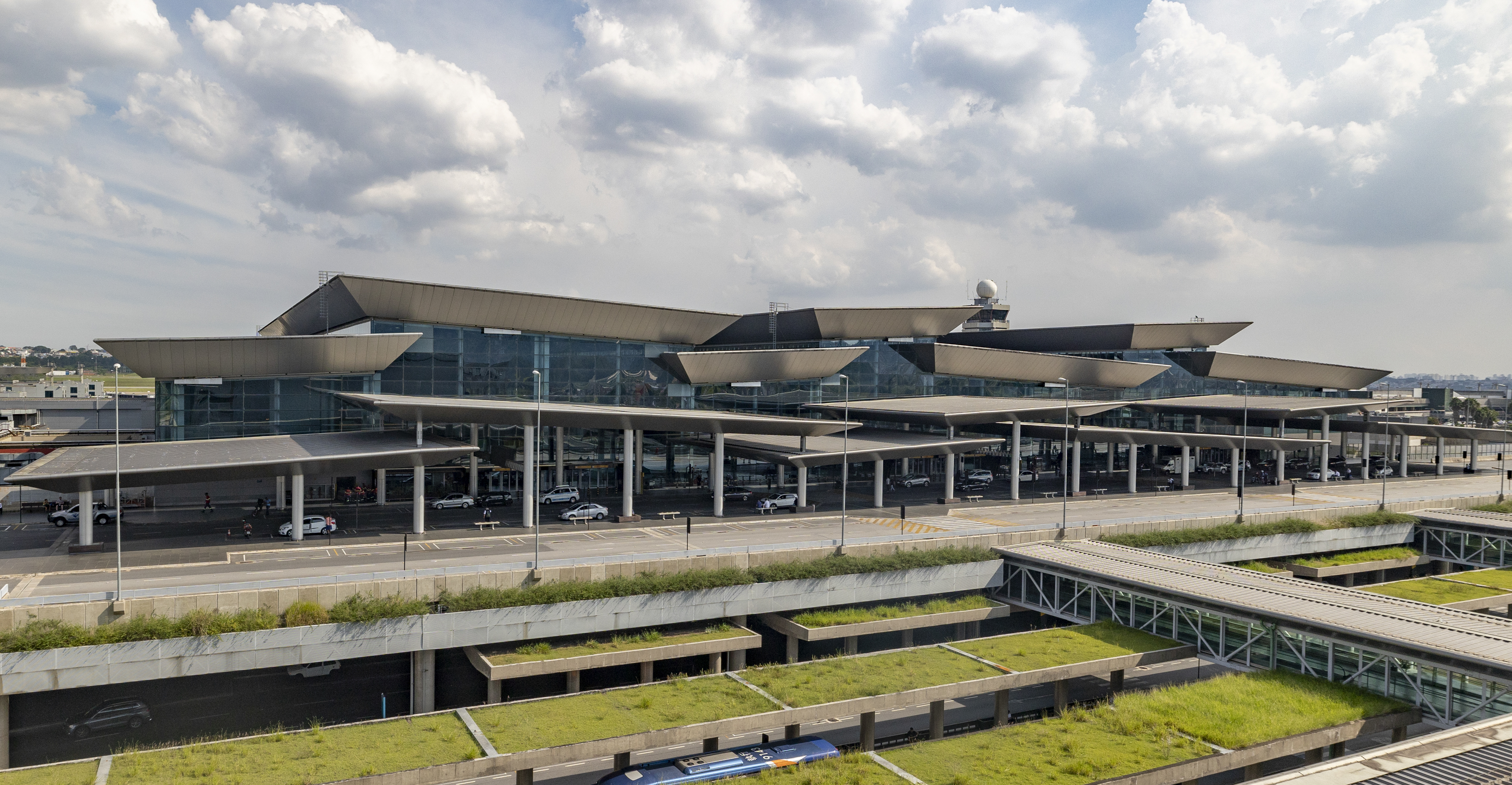 Terminal 3 of the São Paulo-Guarulhos International Airport, the busiest airport in South America.
