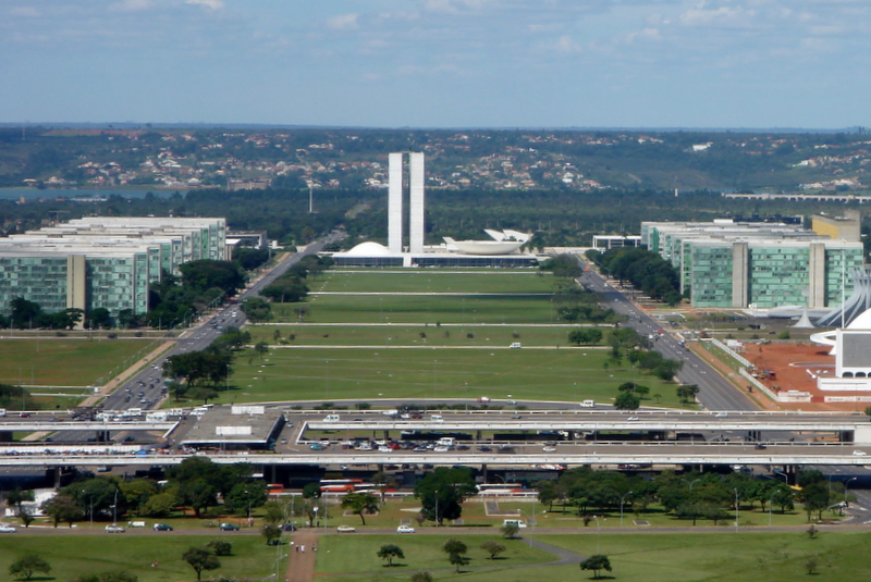 Ministries Esplanade in Brasília, the nation's capital.