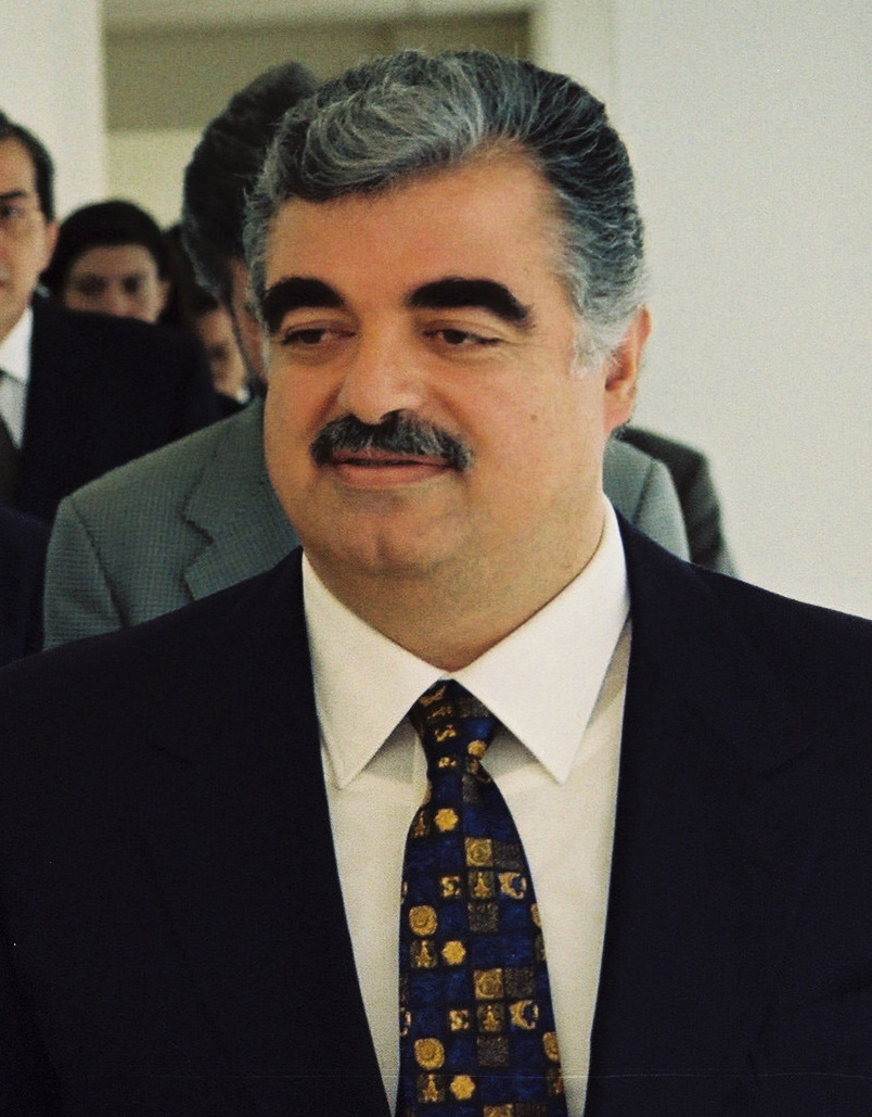 Rafic Hariri, perdana menteri Lebanon pada tahun 1996.