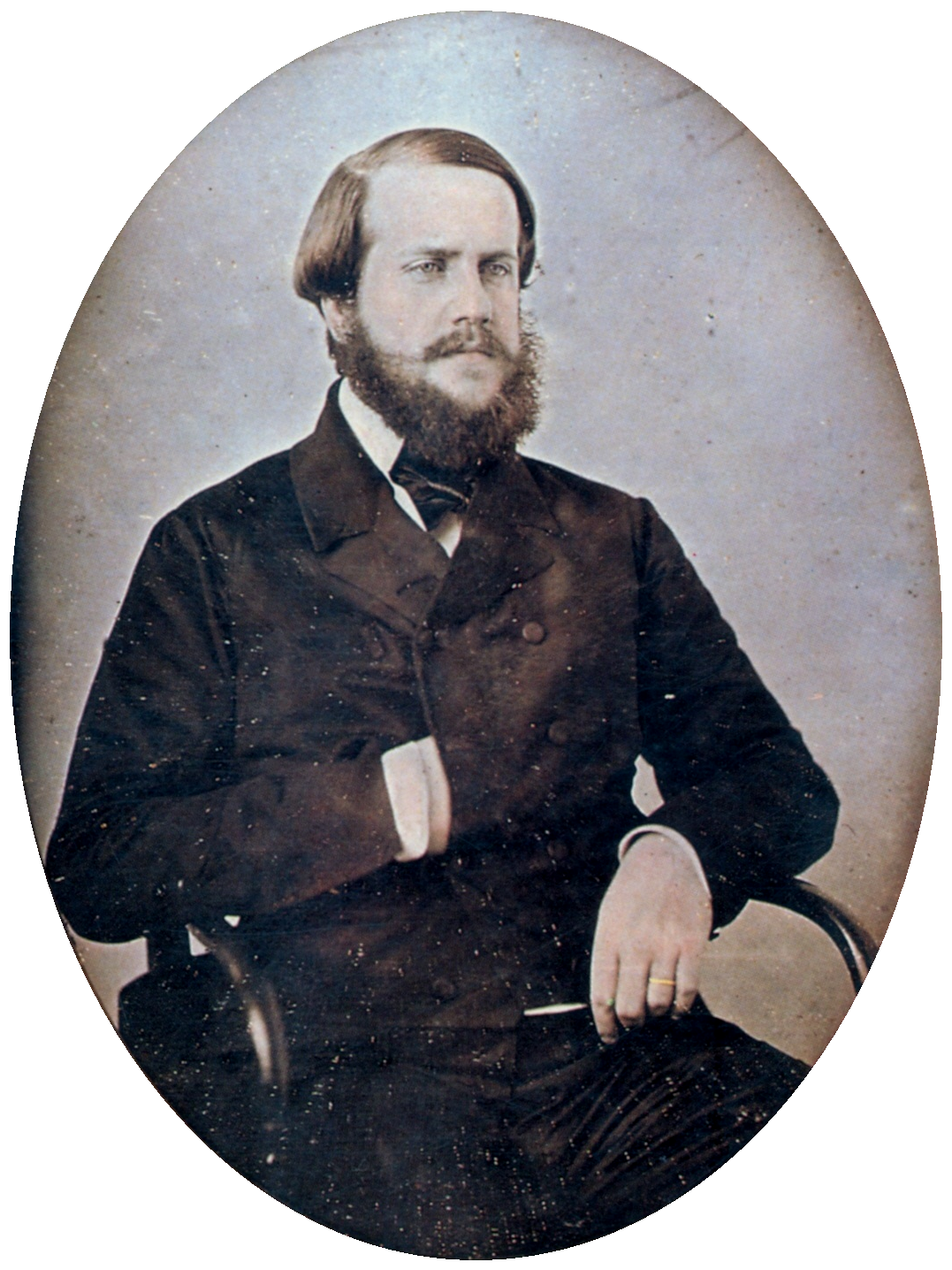 1851년경, 25세의 페드루 2세