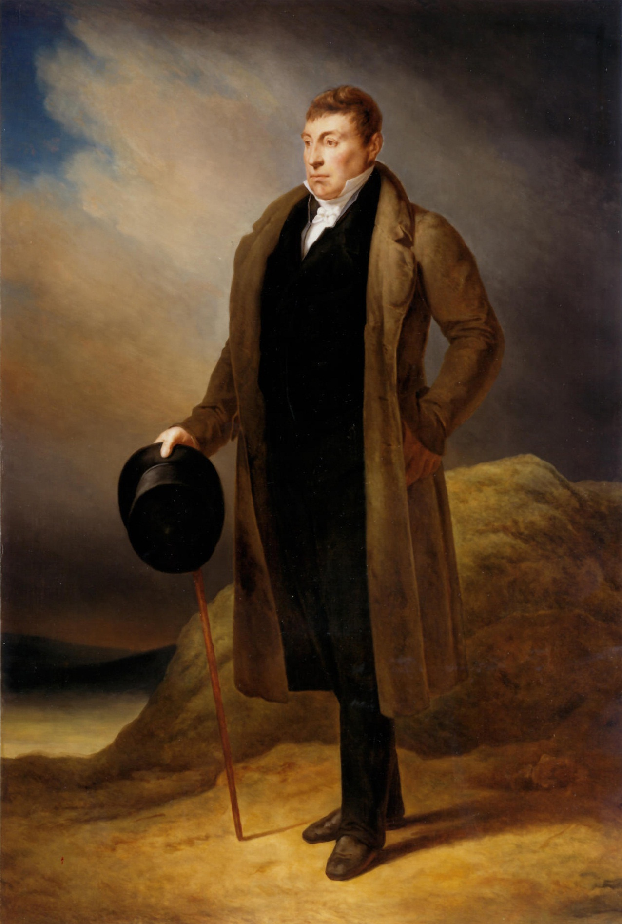 ภาพเหมือนปี ค.ศ. 1824 โดย อารี เชฟเฟอร์ (Ary Scheffer) ปัจจุบันจัดแสดงอยู่ในสภาผู้แทนราษฎรสหรัฐฯ