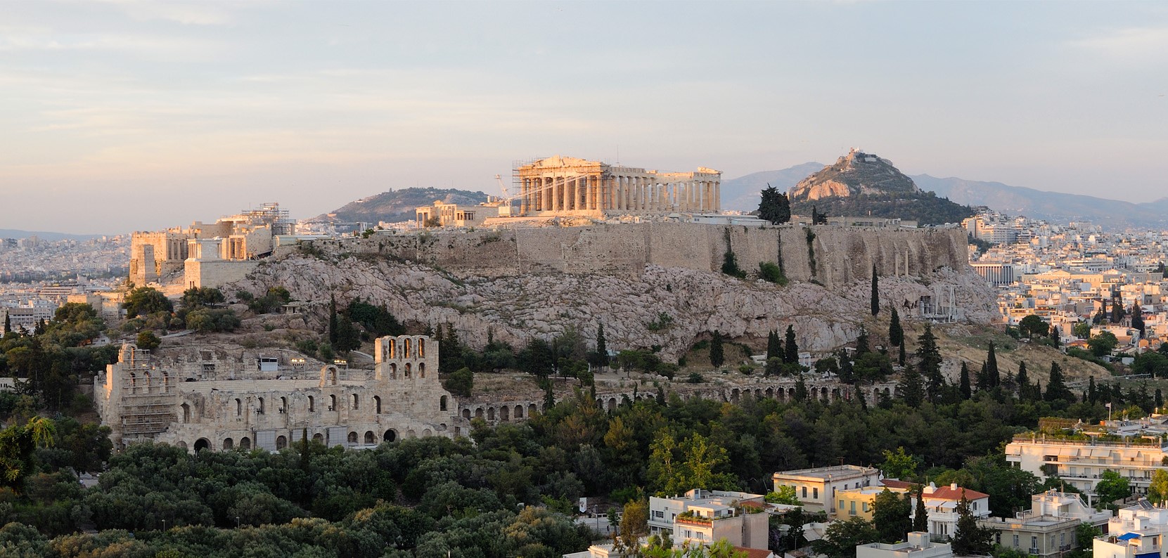 Quang cảnh Acropolis ở Athens