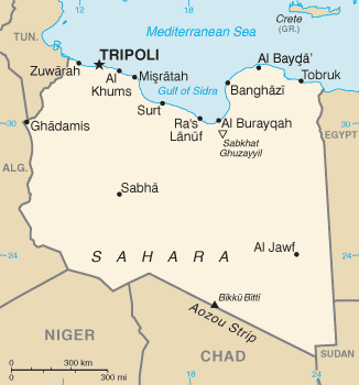 Bản đồ Libya