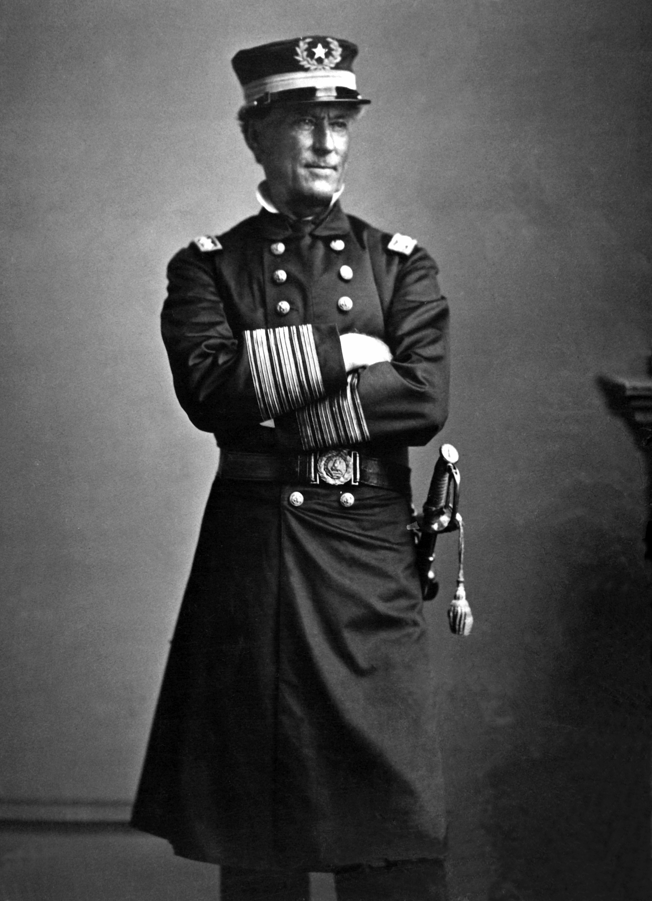 데이비드 G. 패러거트 해군 소장, 1863년경