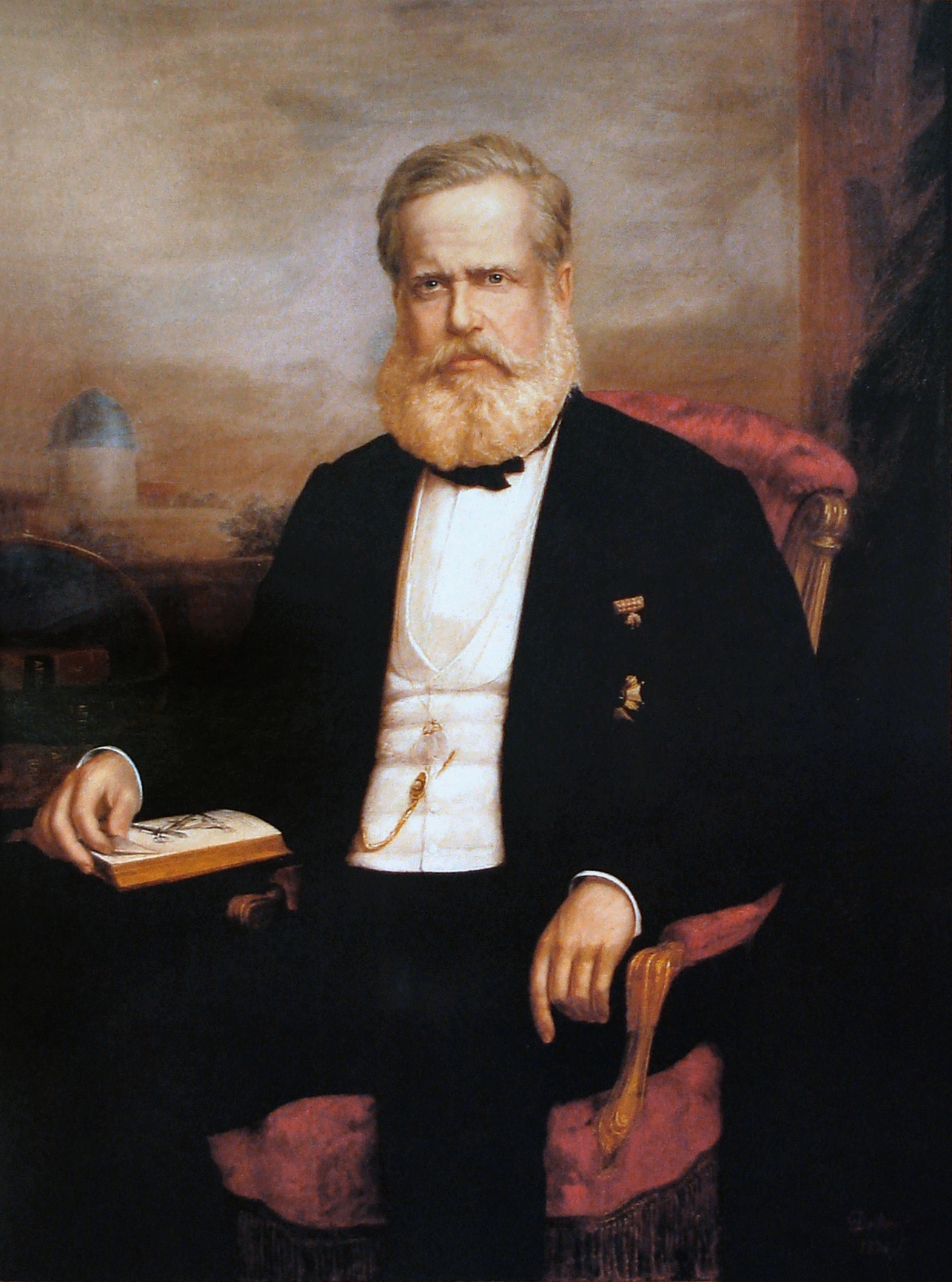 Pedro II năm 1875.