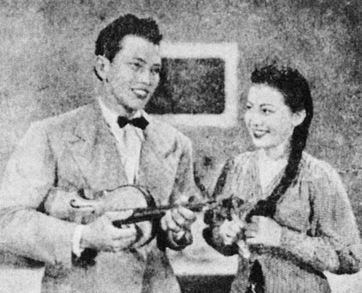 P. Ramlee and Kasma Booty, 1950