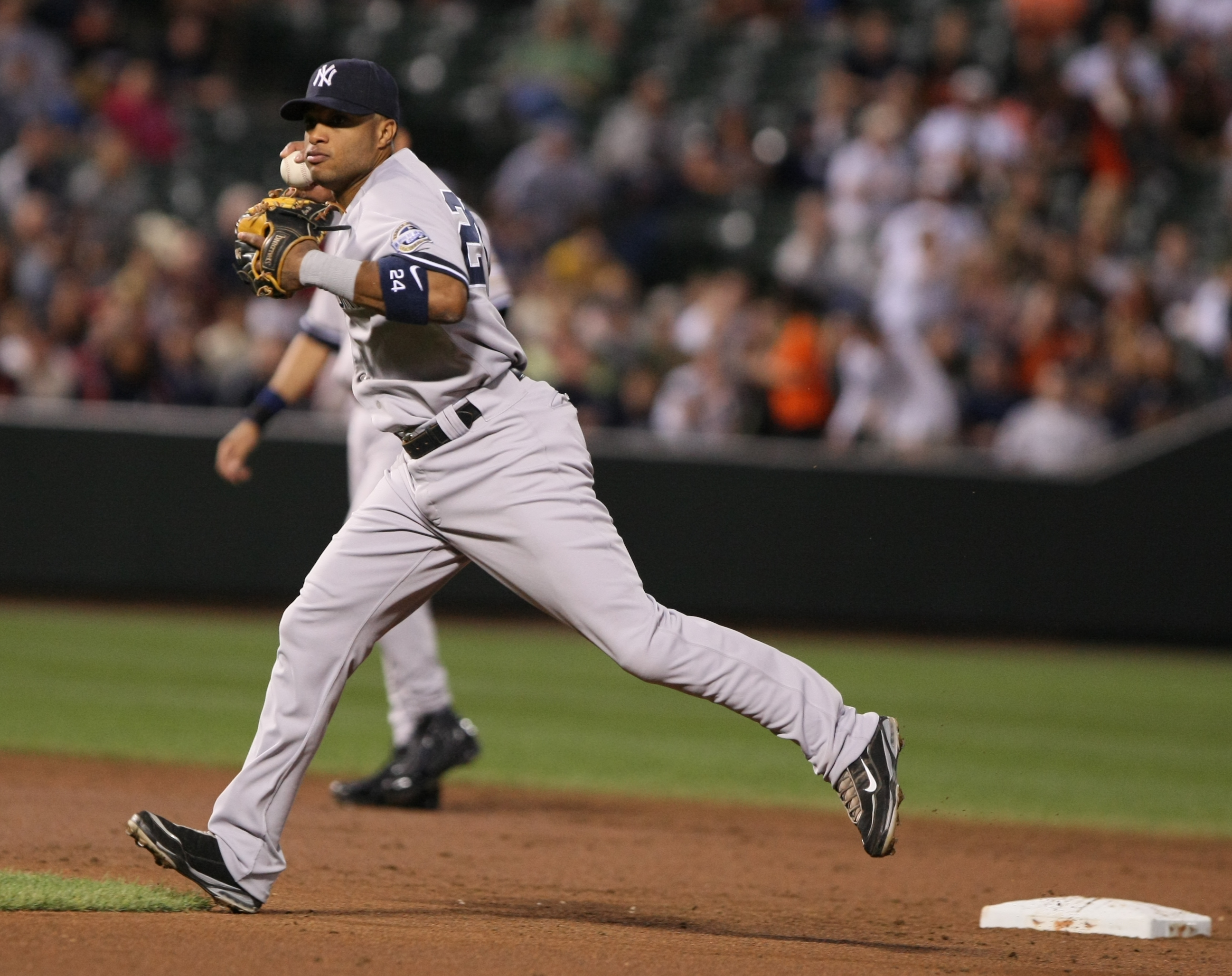 Canó di posisi lapangan pada tahun 2009.