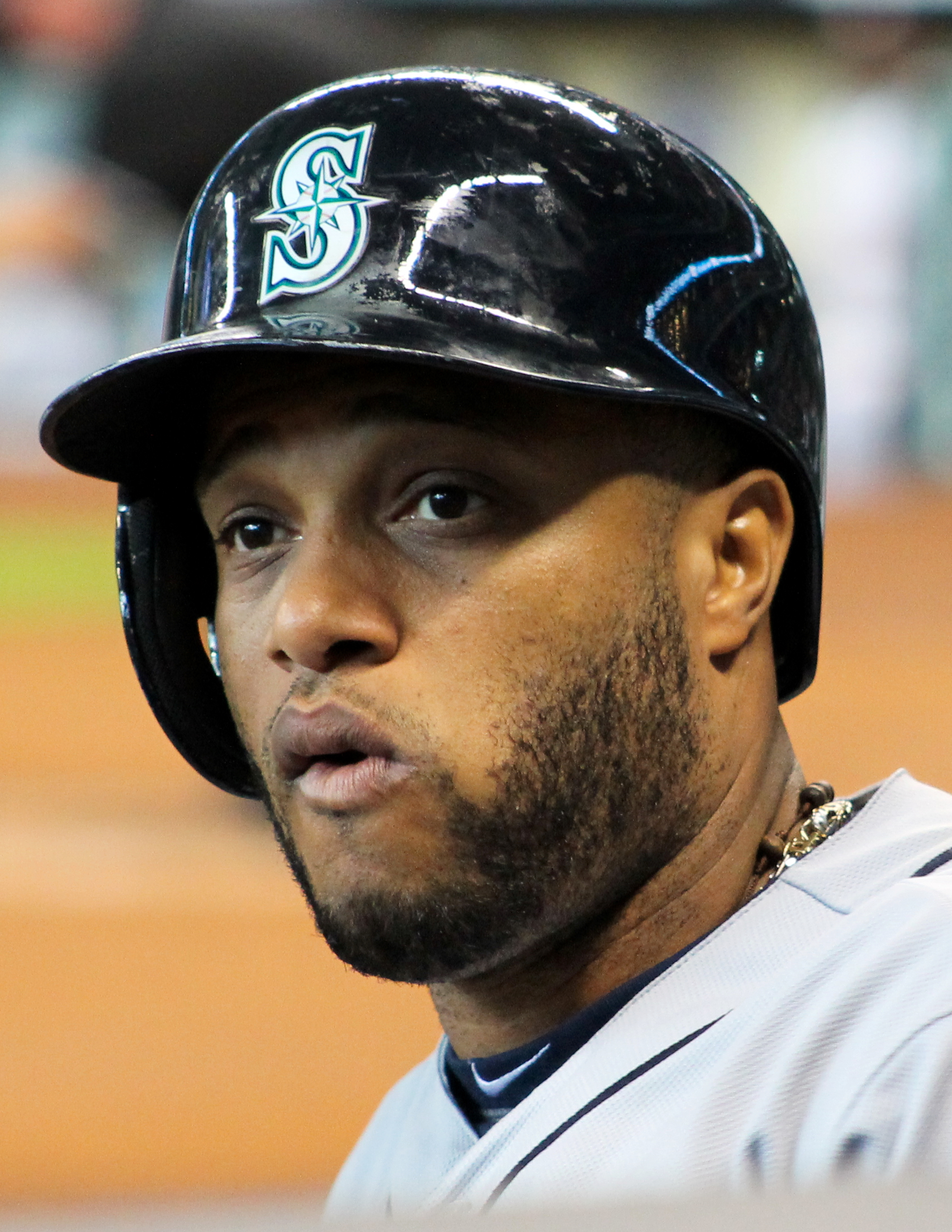 Canó bersama Mariners di Houston pada Julai 2014.