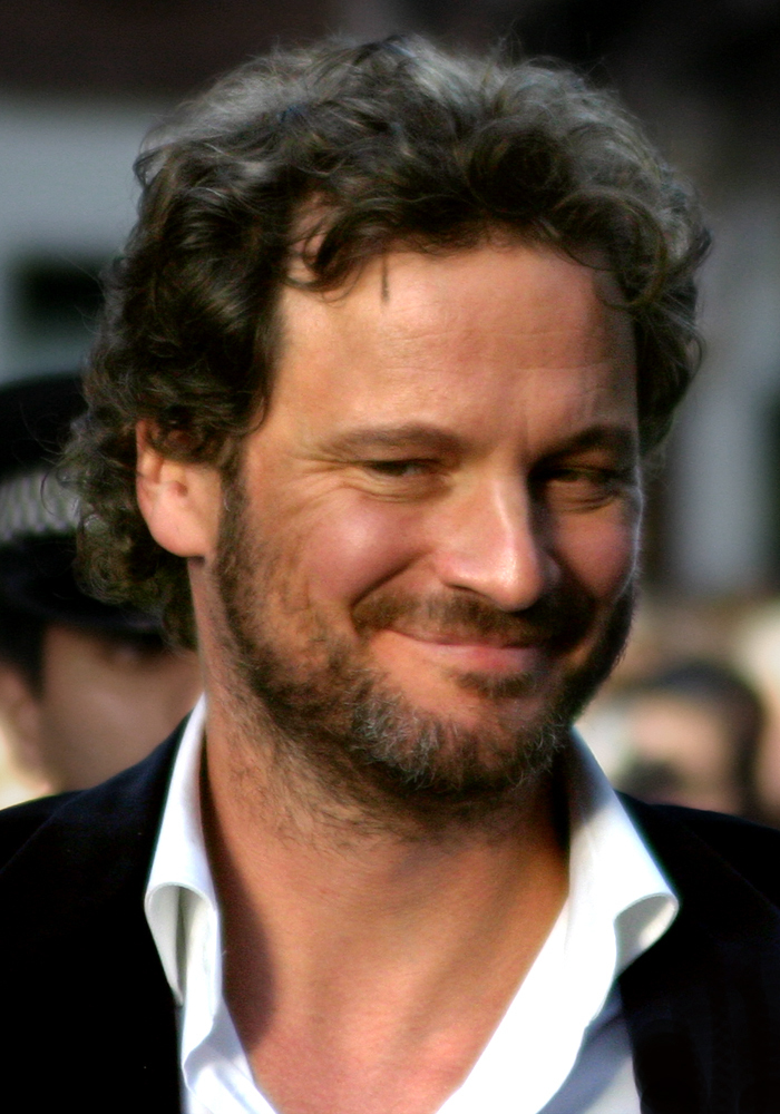Firth di tayangan perdana Nanny McPhee pada tahun 2005