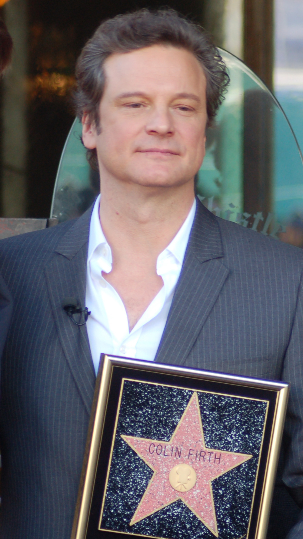 Firth menerima bintang di Hollywood Walk of Fame pada tahun 2011