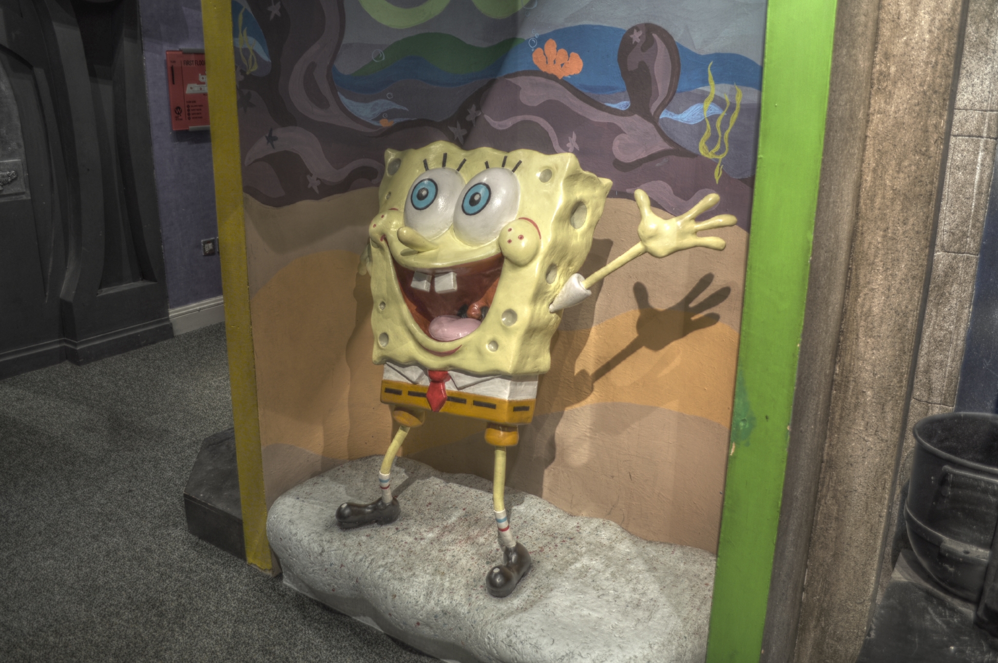 SpongeBob SquarePants wax statue 
