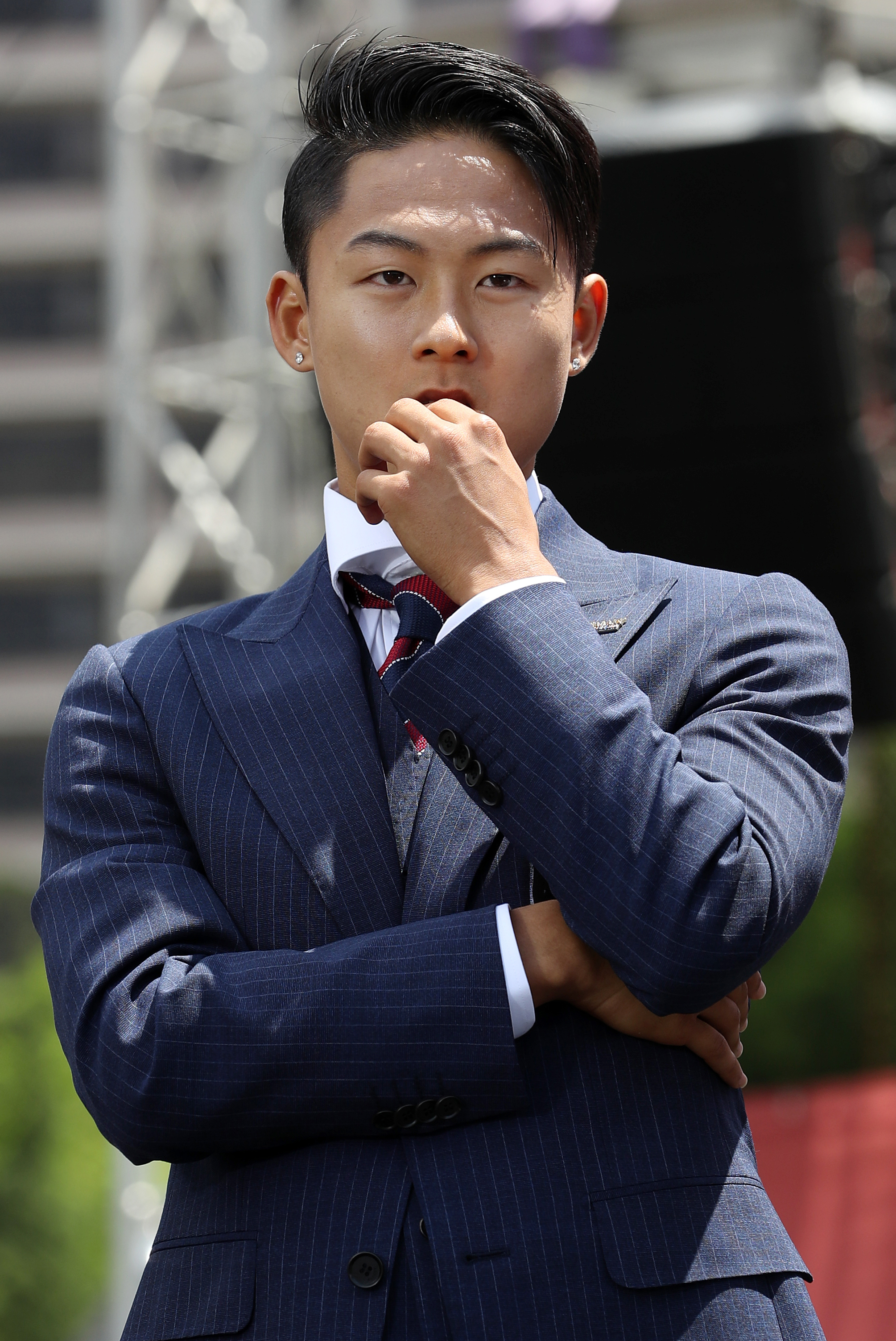 2018년 서울광장에서 촬영된 이승우 선수