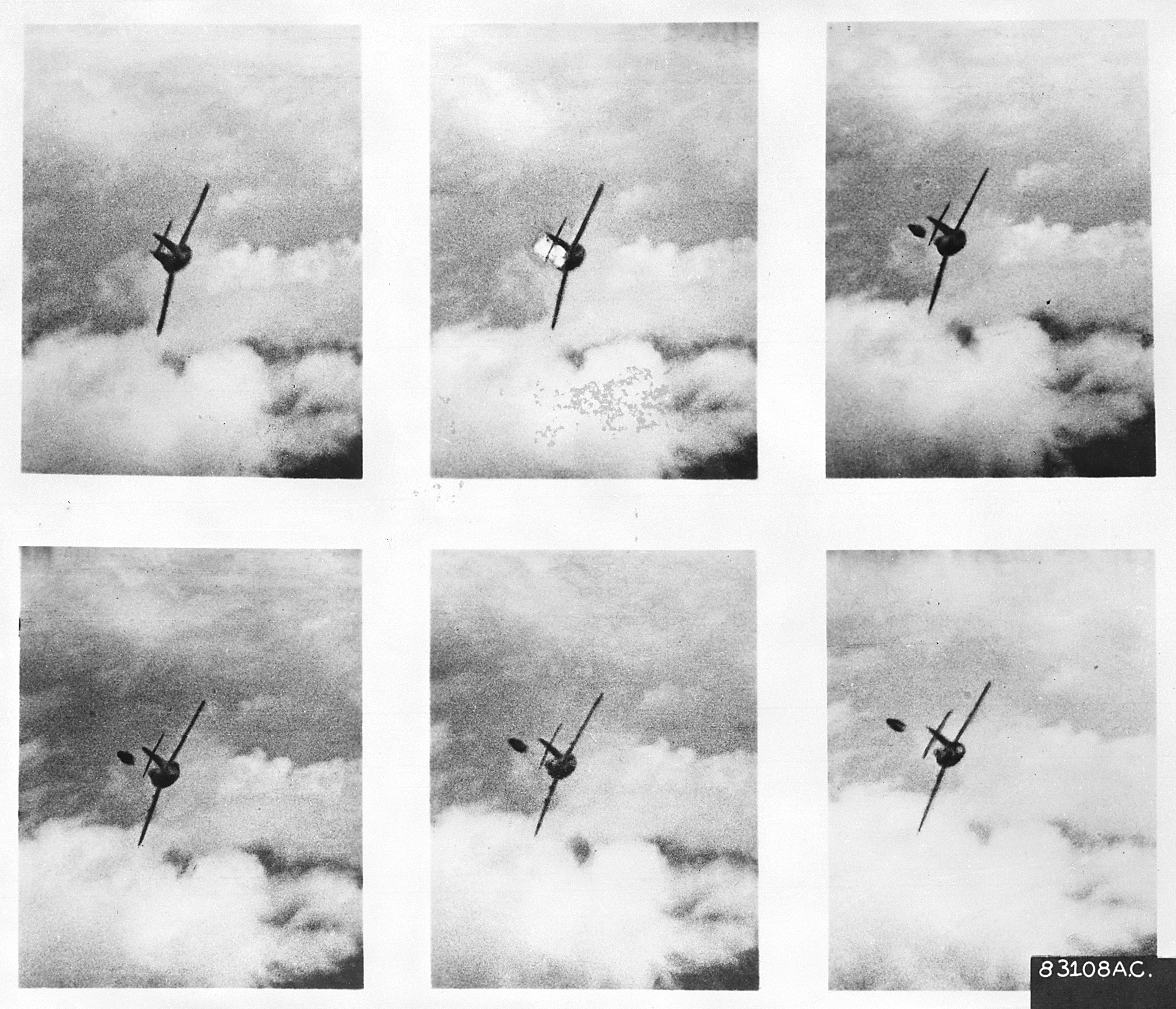 Aldrin's gun camera footage featured in Life magazine, showing a MiG pilot ejecting.