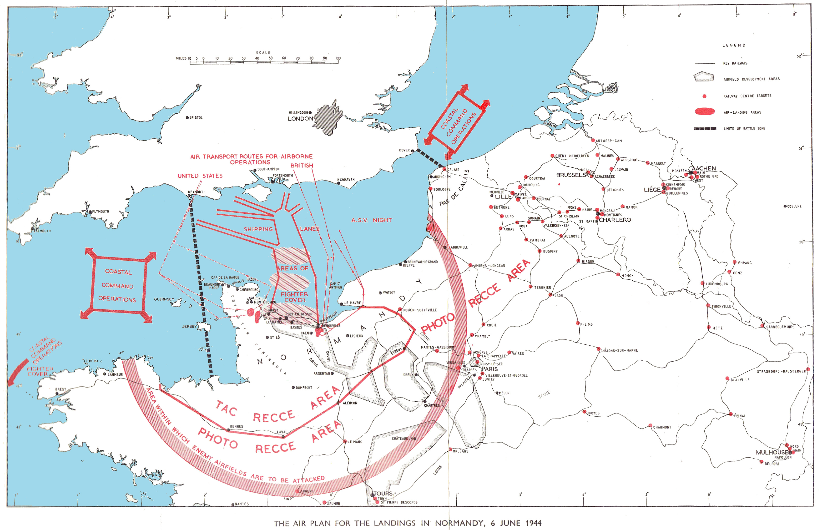 노르망디 상륙 작전을 위한 연합군 항공 계획