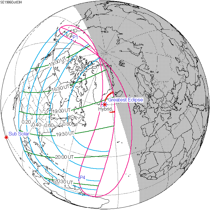 1986년 10월 3일 혼합 일식