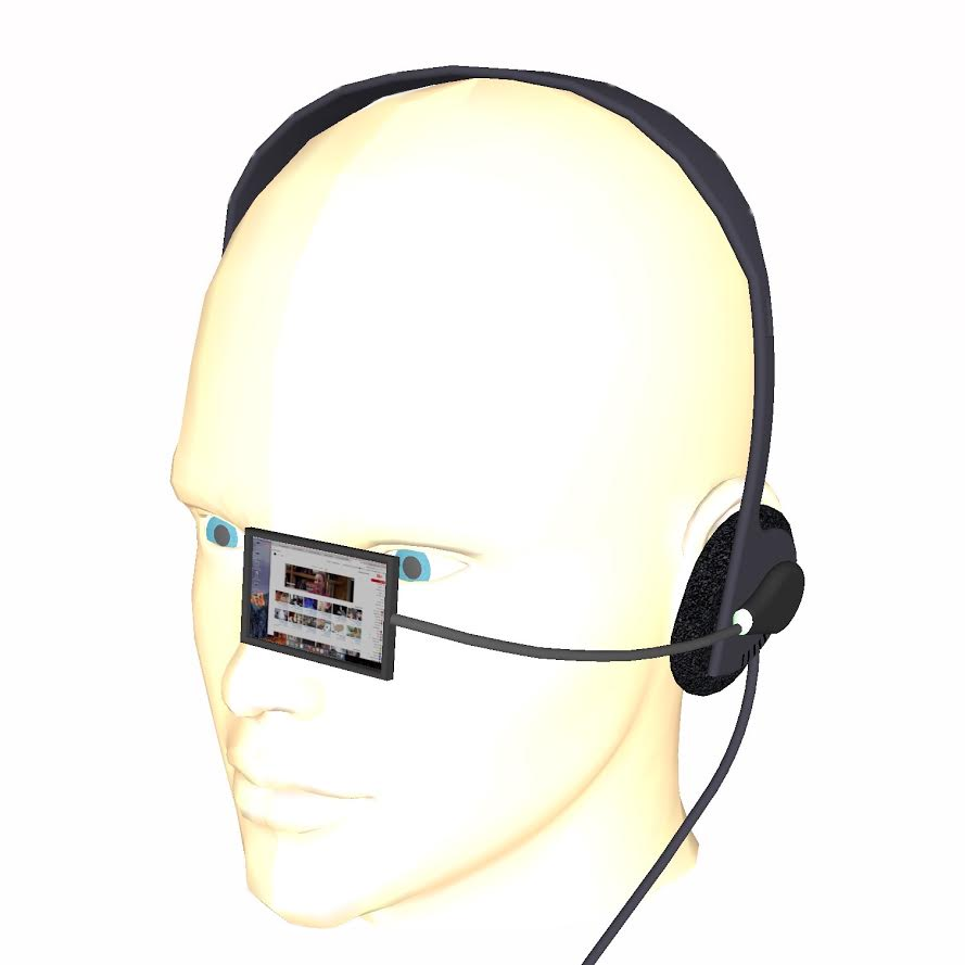 Headset computer 사진 