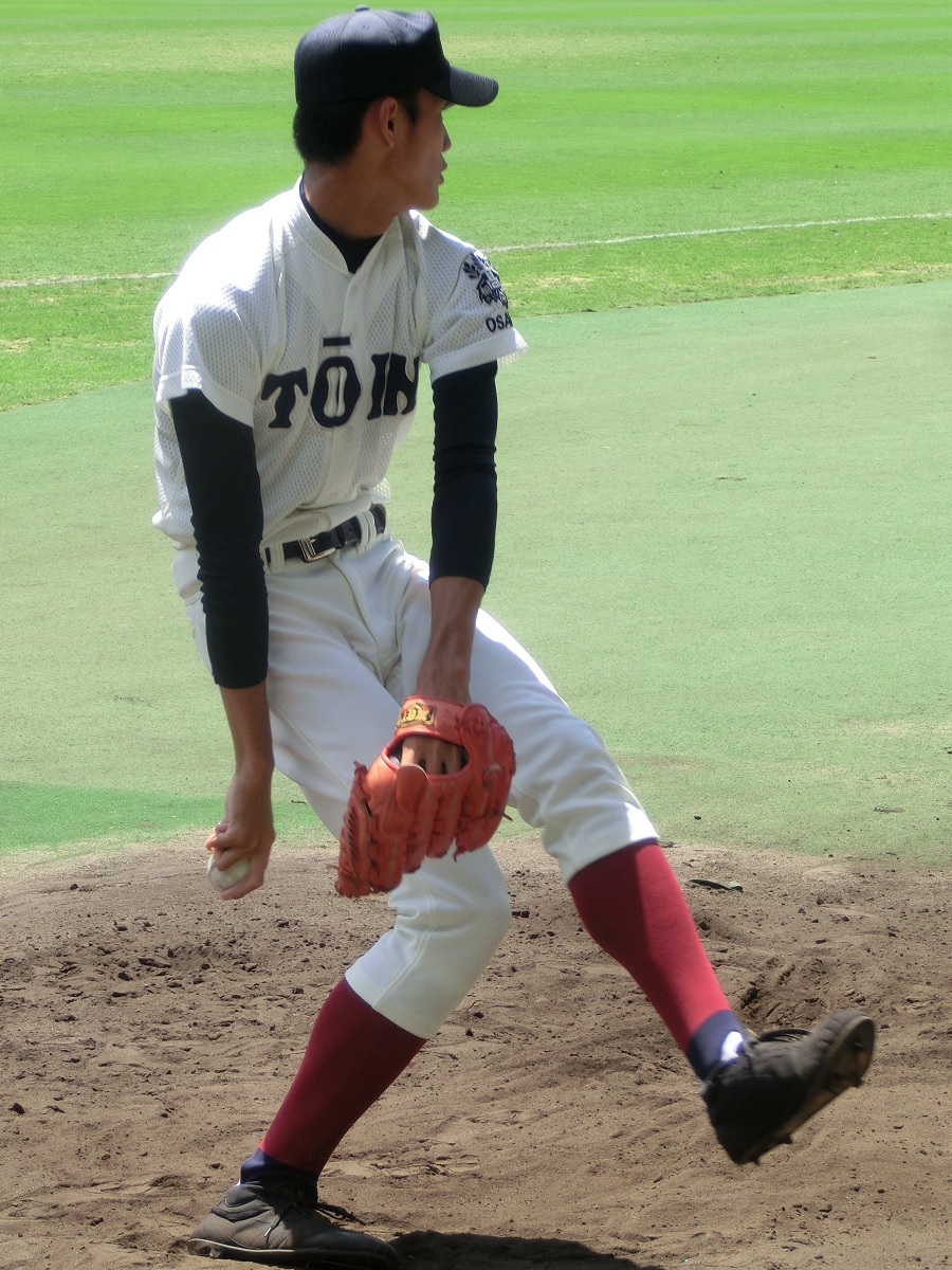 2012년 8월 20일, 오사카 도인 고등학교 시절의 후지나미 신타로